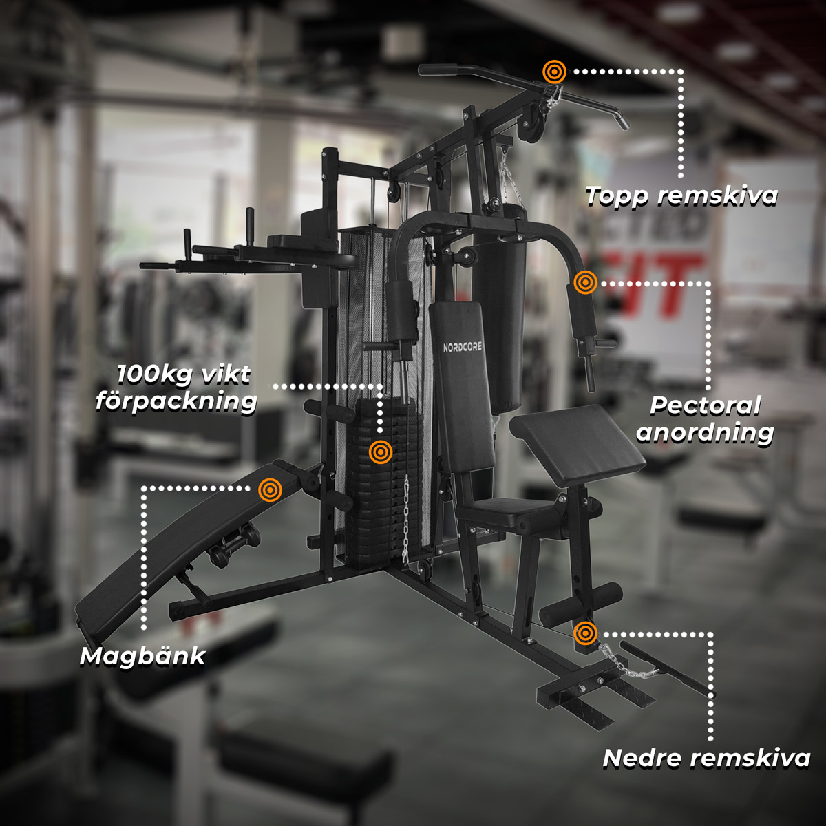 Nordcore Hemma gym Core 100kg