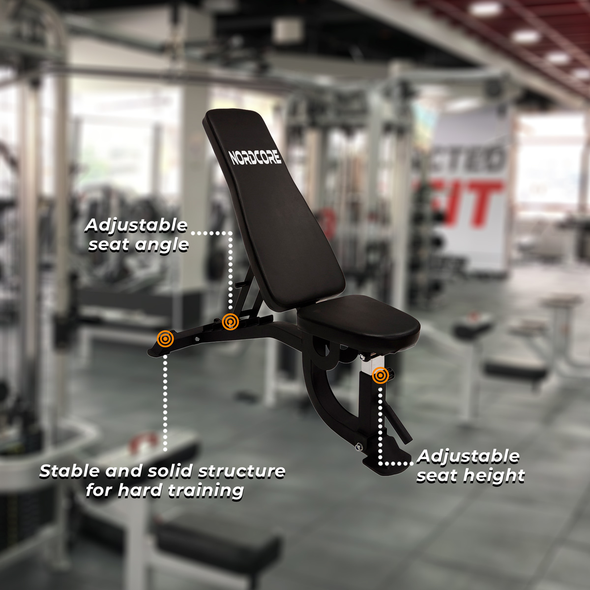 Nordcore Incline Bench Core 1500