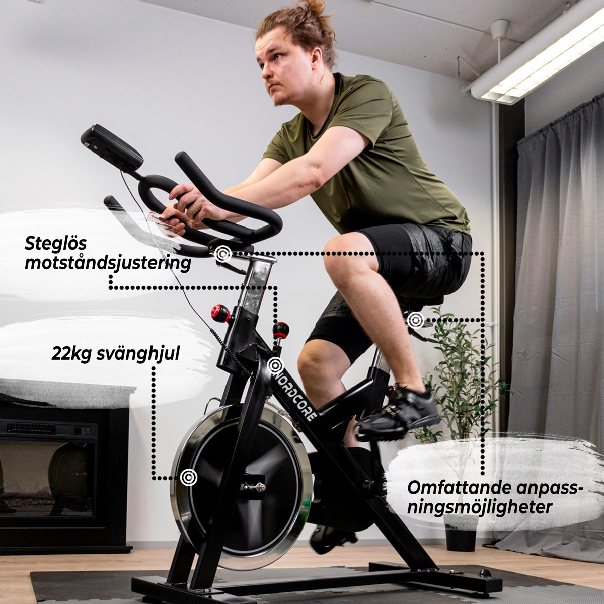 Nordcore Spinningcykel Core 2200