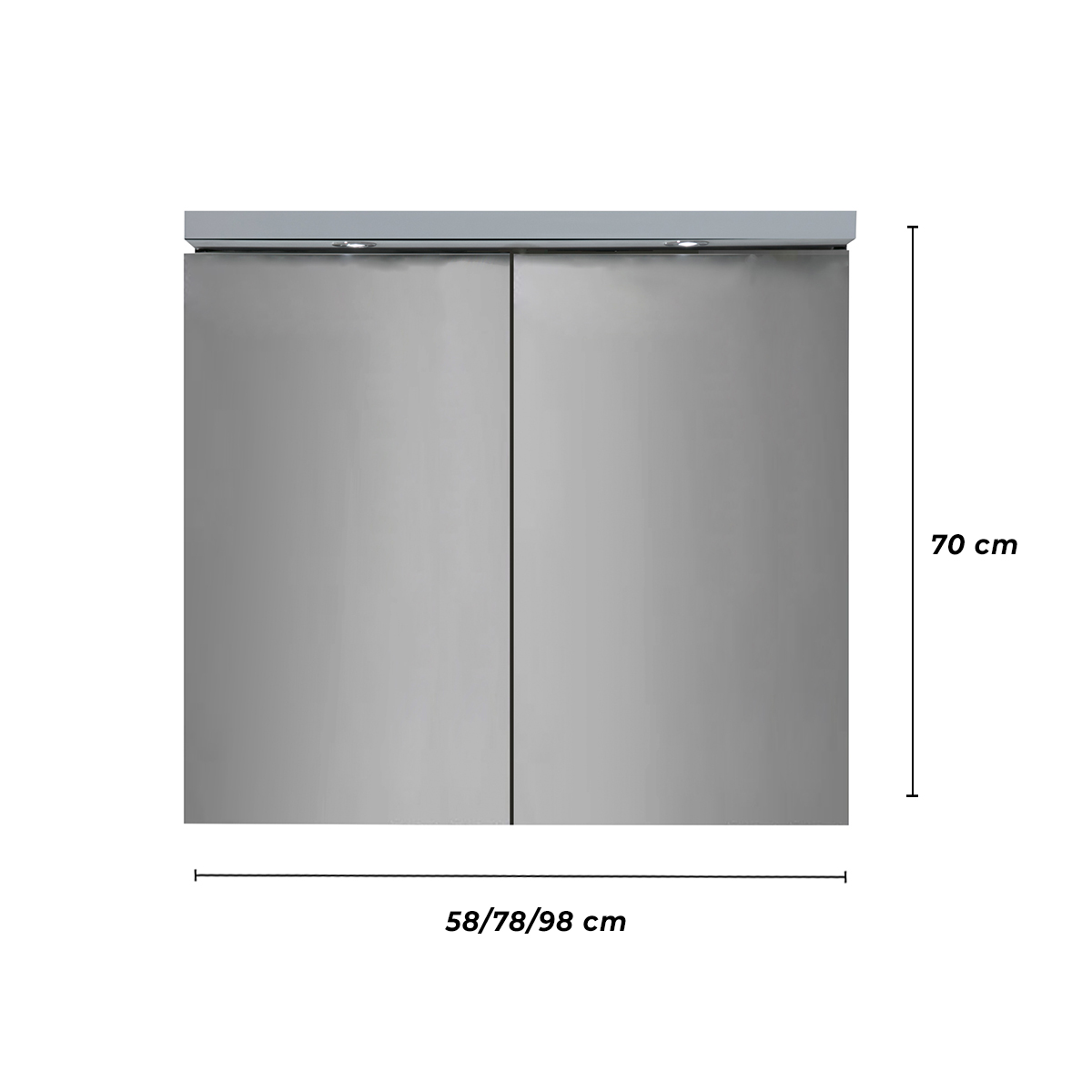Vasta Medicine Cabinet Virello, white, various sizes