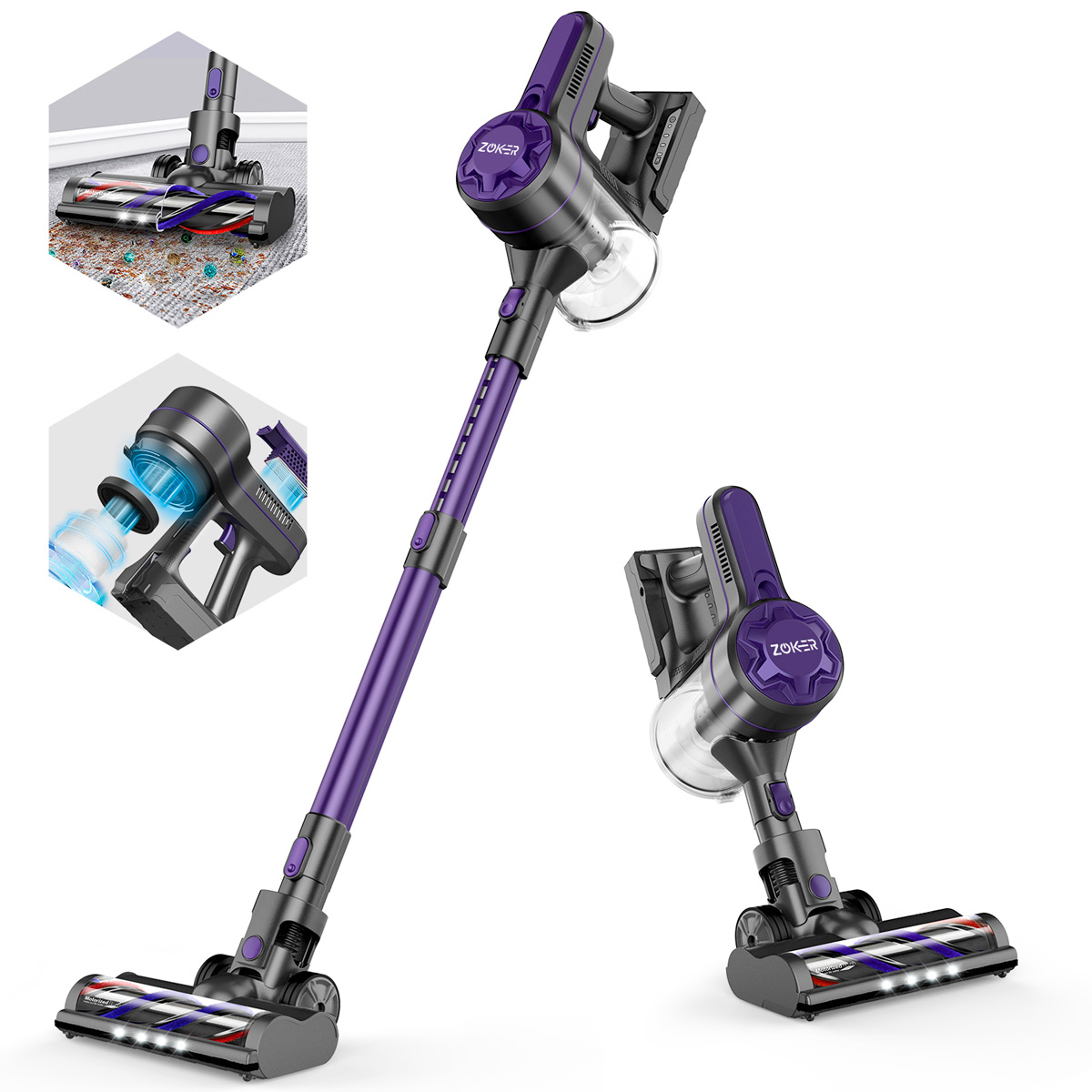 Zoker Aspirateur Balai A10 Pro