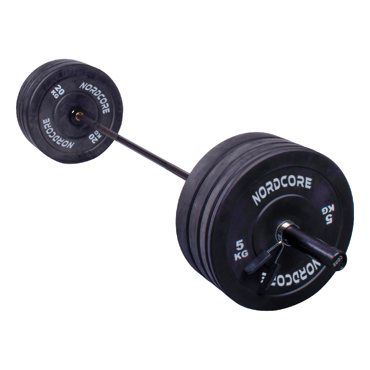 Nordcore Barbell Set Bumper Core 120 kg