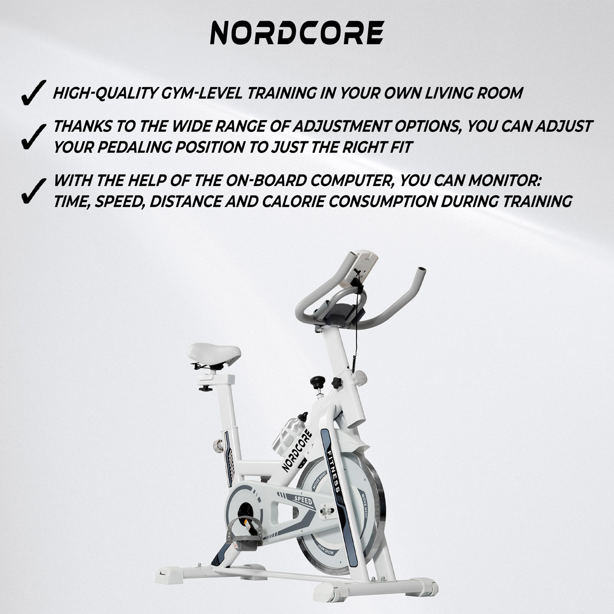Nordcore Indoor Cycle Core 1300, white