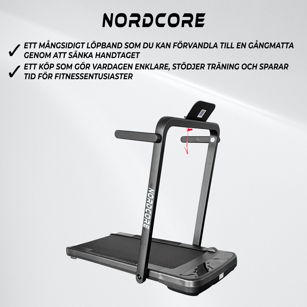 Nordcore 2-IN-1 Gåband-löpband Core 2200