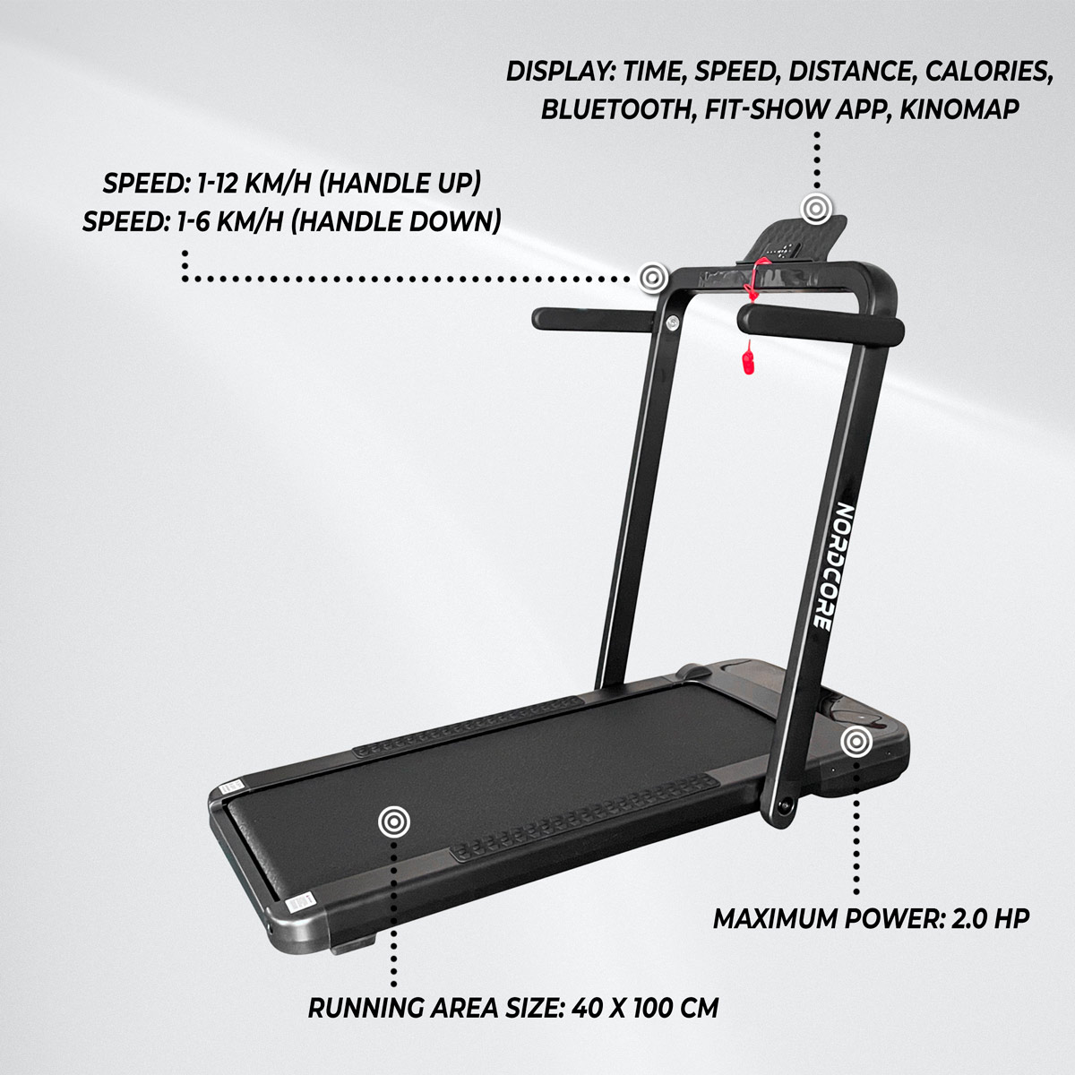 Nordcore 2-IN-1 Treadmill Core 2200