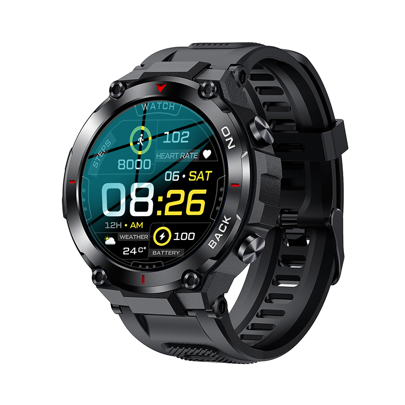 Kuura Viedpulkstenis Sport S5 GPS V3, Melns