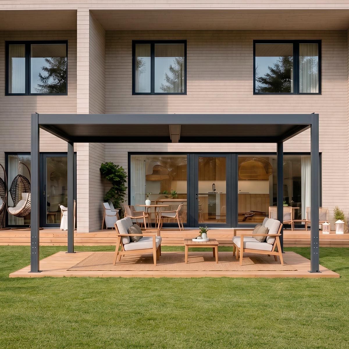 Fornorth Pergola Lounge 4x3m - Fornorth Pergola Lounge 4x3m