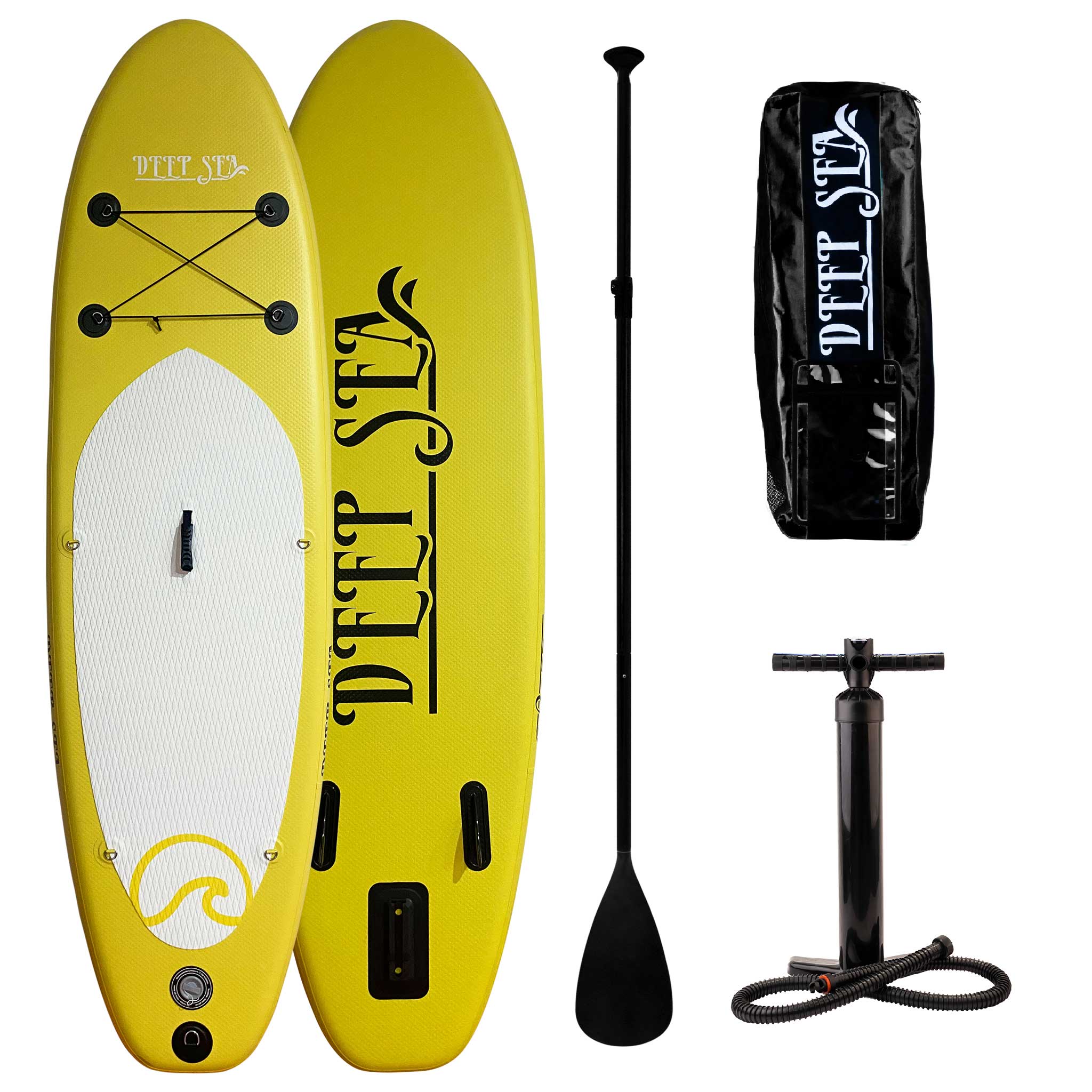 Deep Sea SUP Dēlis Komplekts Standarta 275cm, Dzeltens