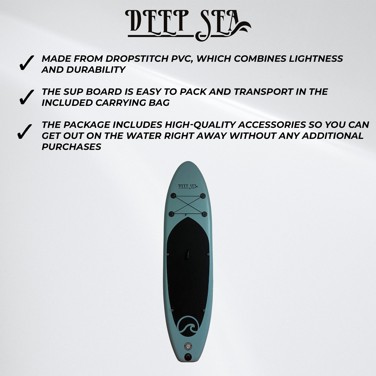 Deep Sea SUP Board Set Pro 300cm, Blue