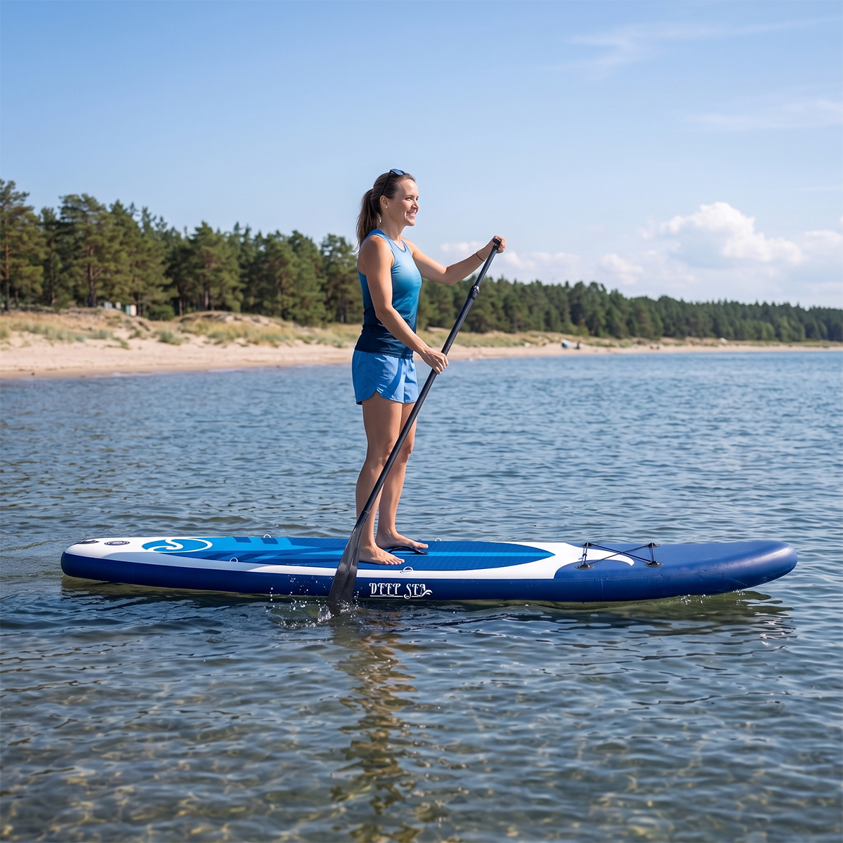 Deep Sea SUP Board Set XXL 330cm, Blue-White