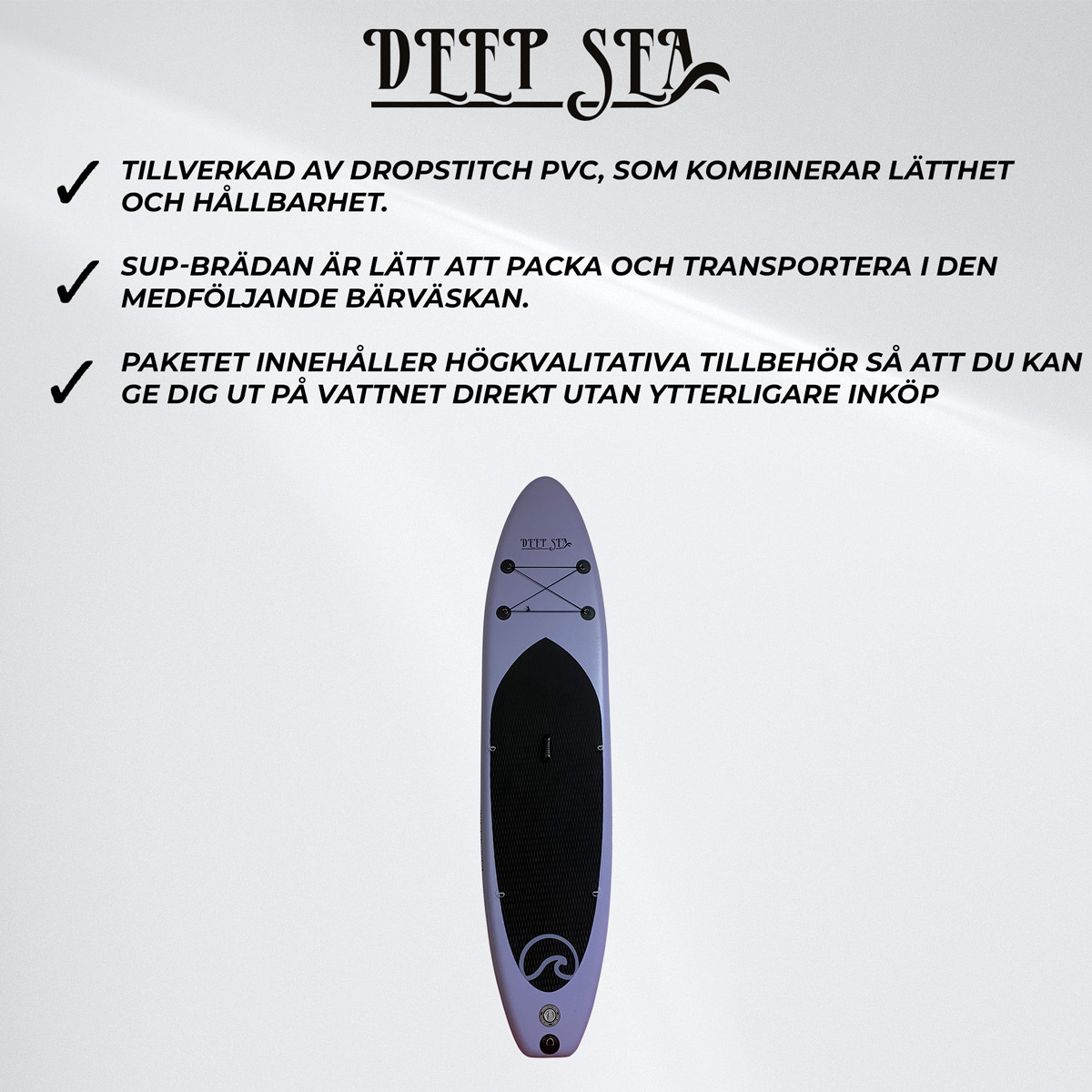 Deep Sea SUP-brädset XXL 330cm, Blå