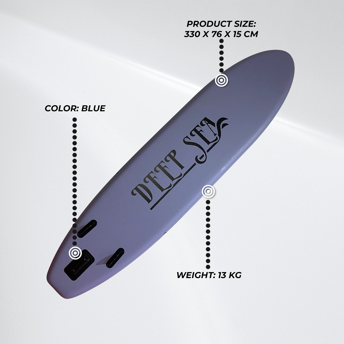Deep Sea SUP Board Set XXL 330cm, Blue