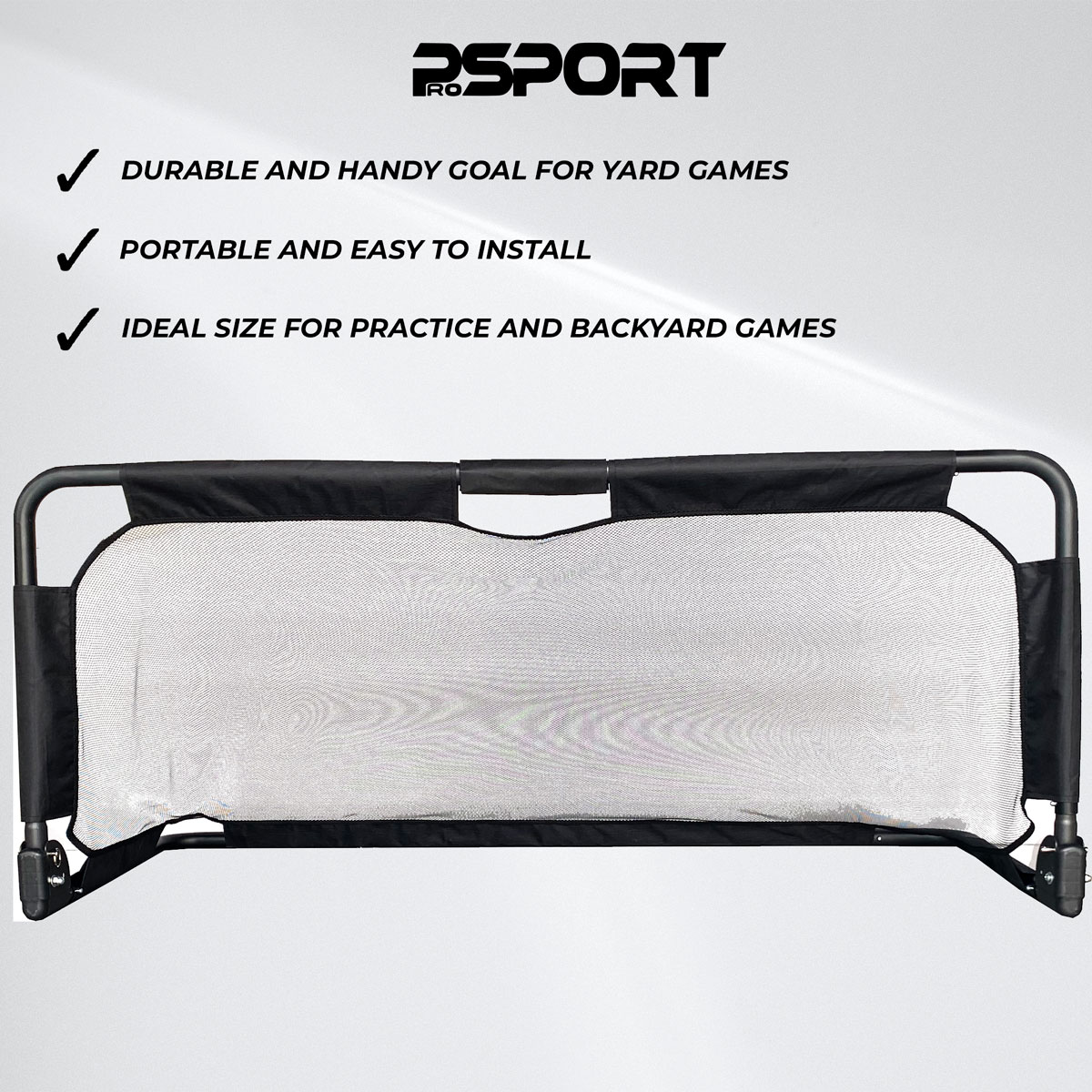 ProSport Football Goal 150x60x60cm Premium Black