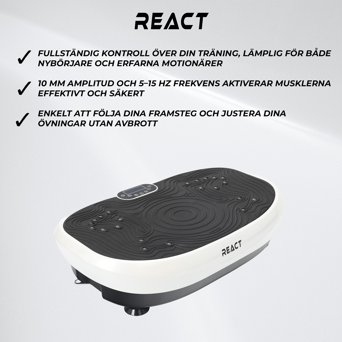 React Vibrationsplatta 1000