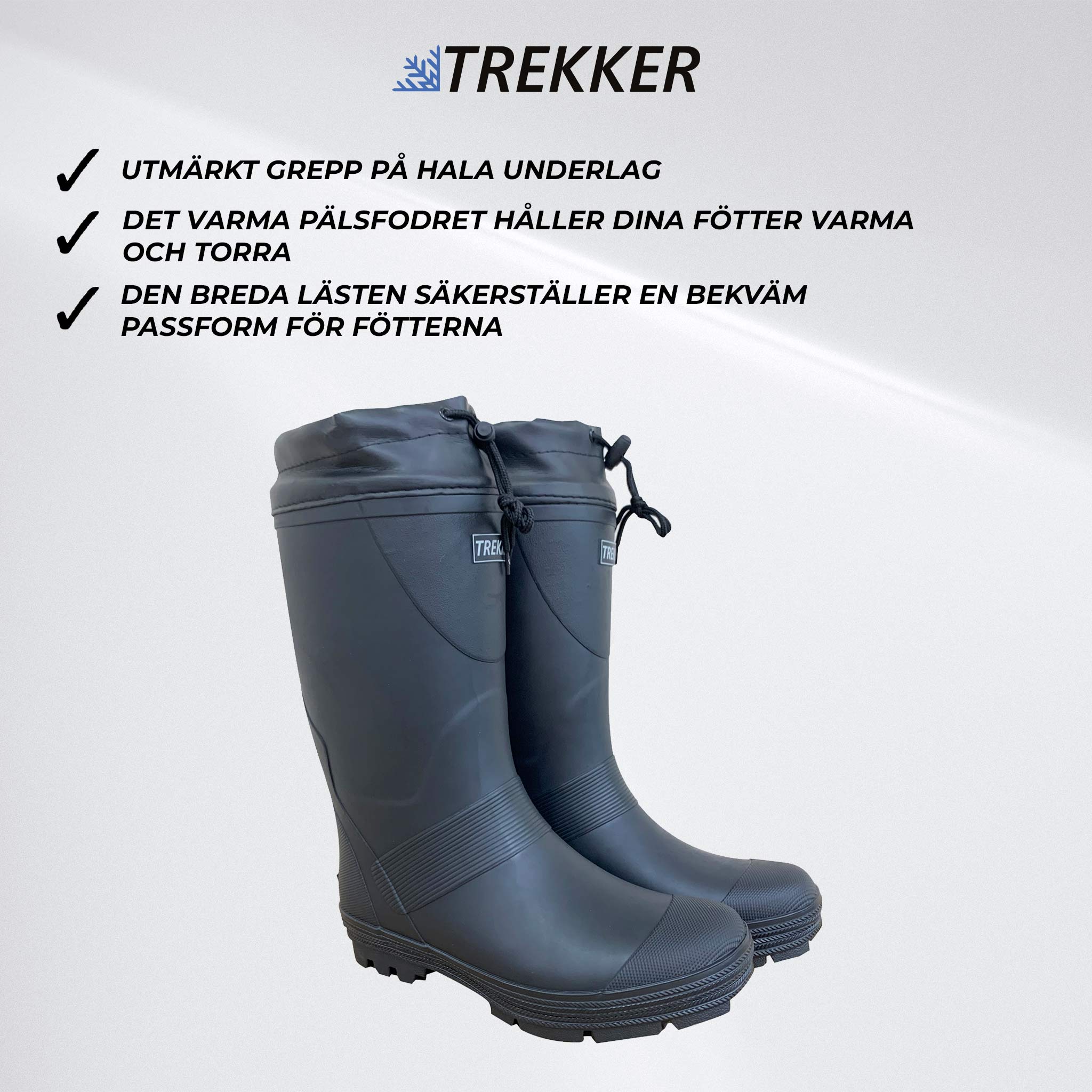 Trekker Vinterkängor med Dubbar