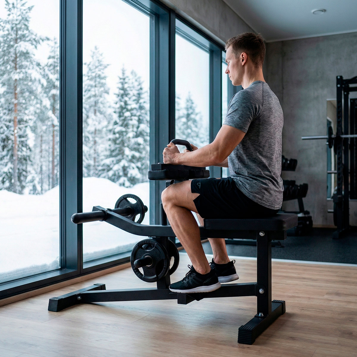 React Calf Raise Machine 100