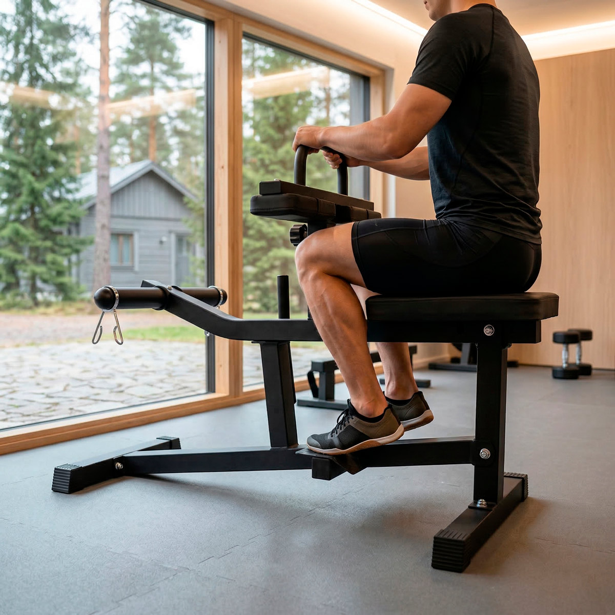 React Calf Raise Machine 100