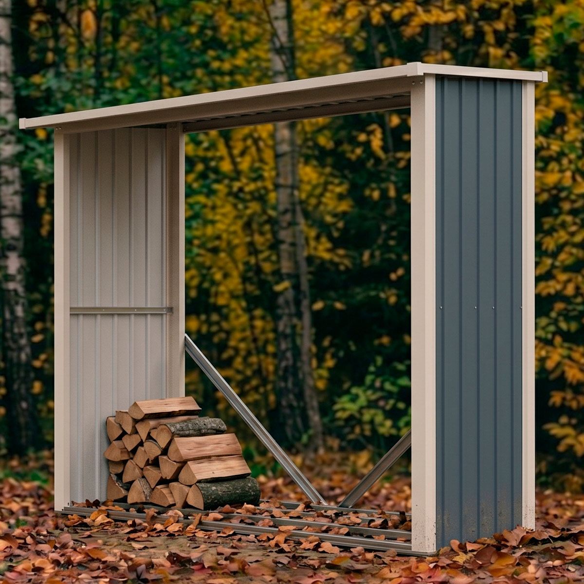 Fornorth Przechowywanie Drewna 182x89x190cm (1.62m2)