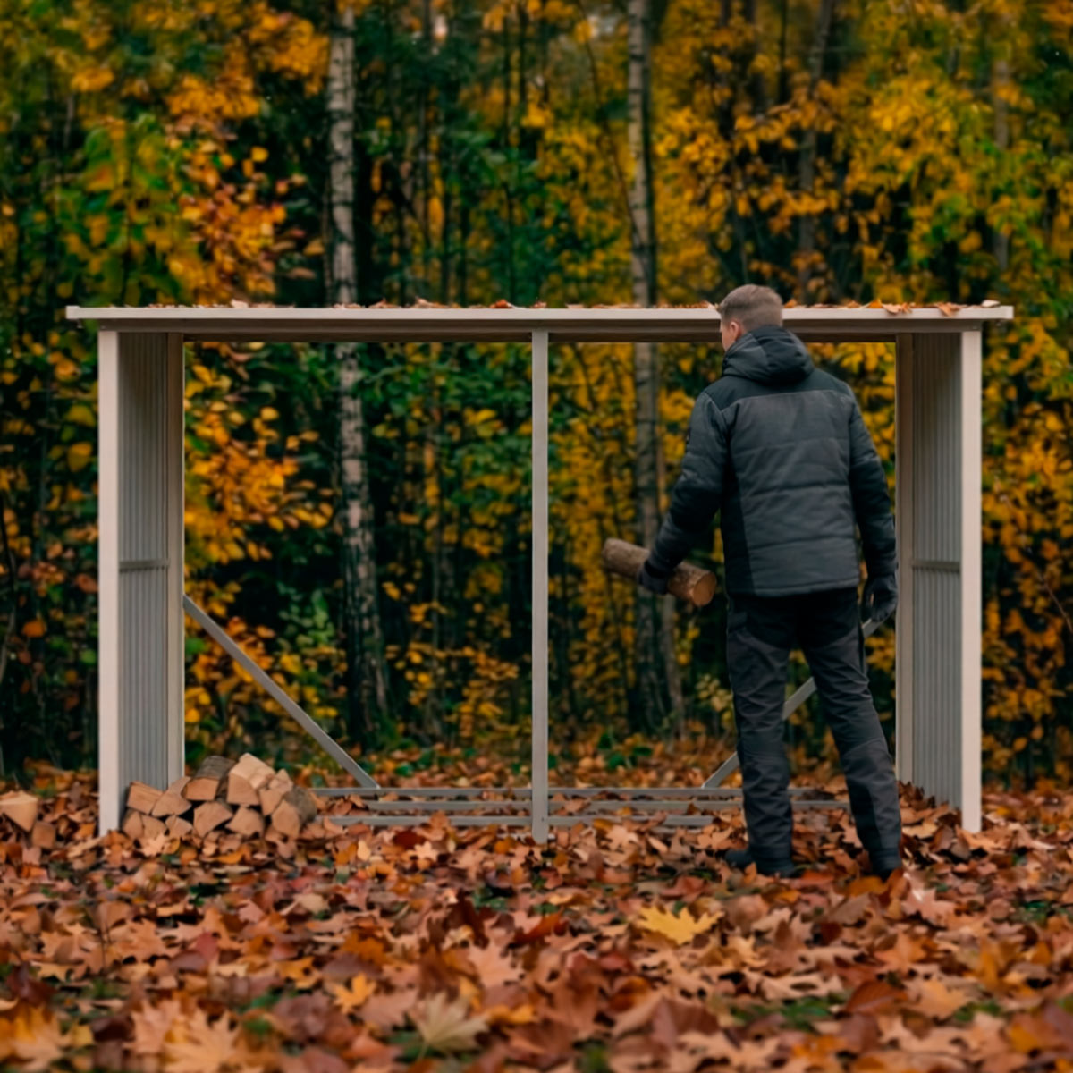 Fornorth Malkas Uzglabāšanas Nojume 302x119x190cm (3.60m2)