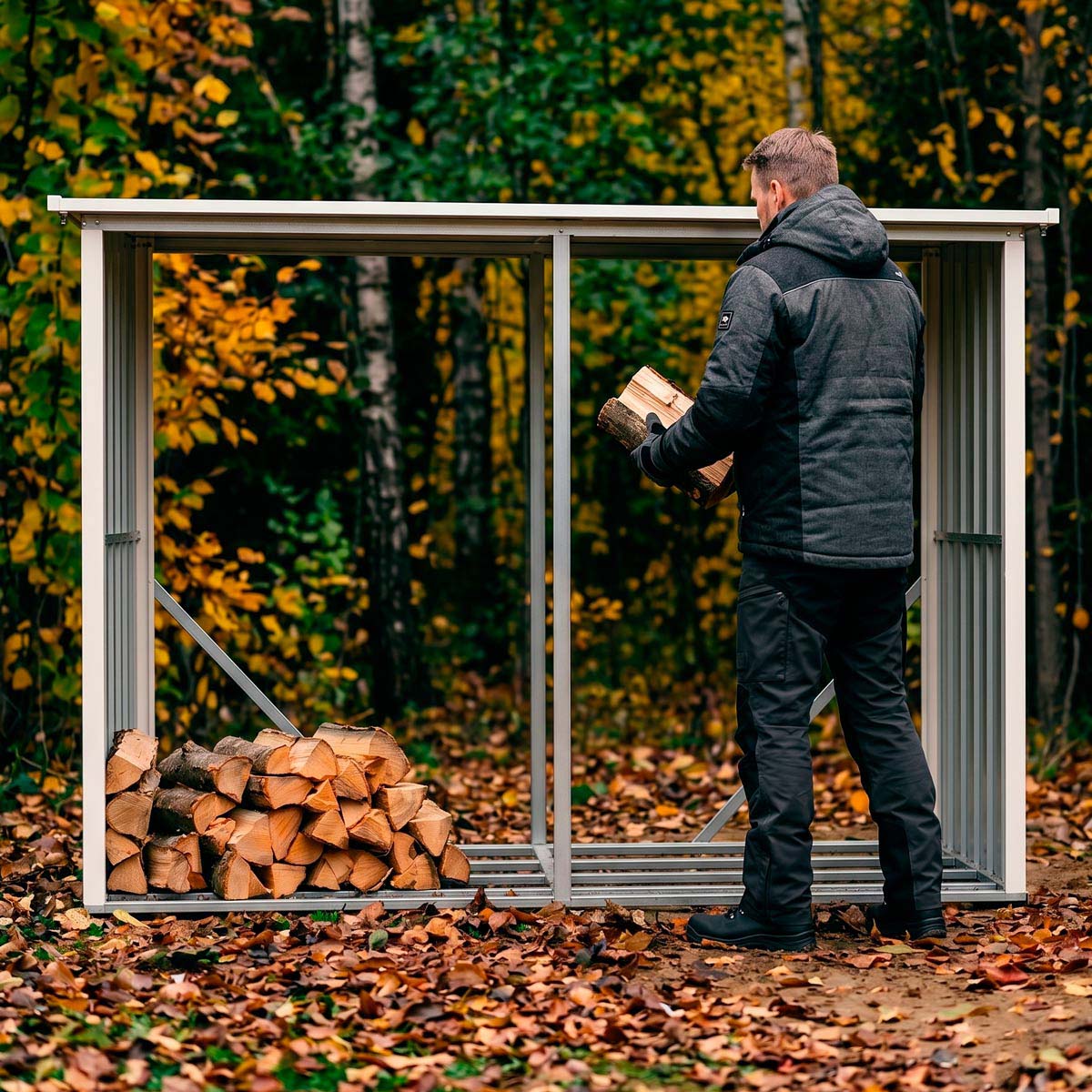 Fornorth Vedskjul 302x119x190cm (3,60m2)