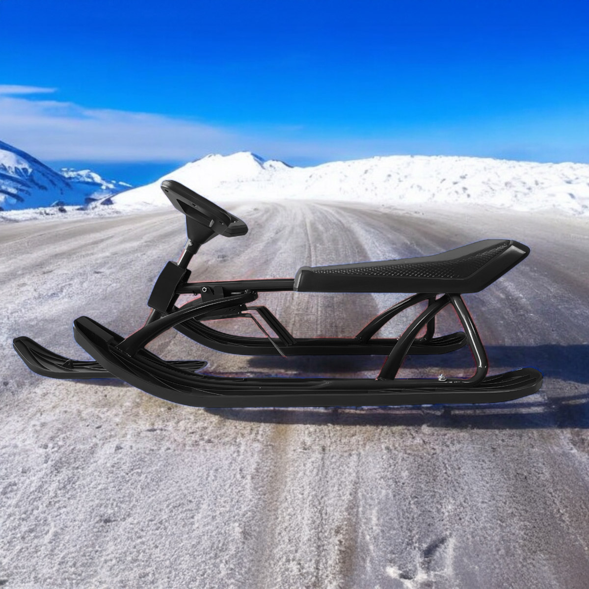 Nordcore Bob med fotbroms Racer, Svart