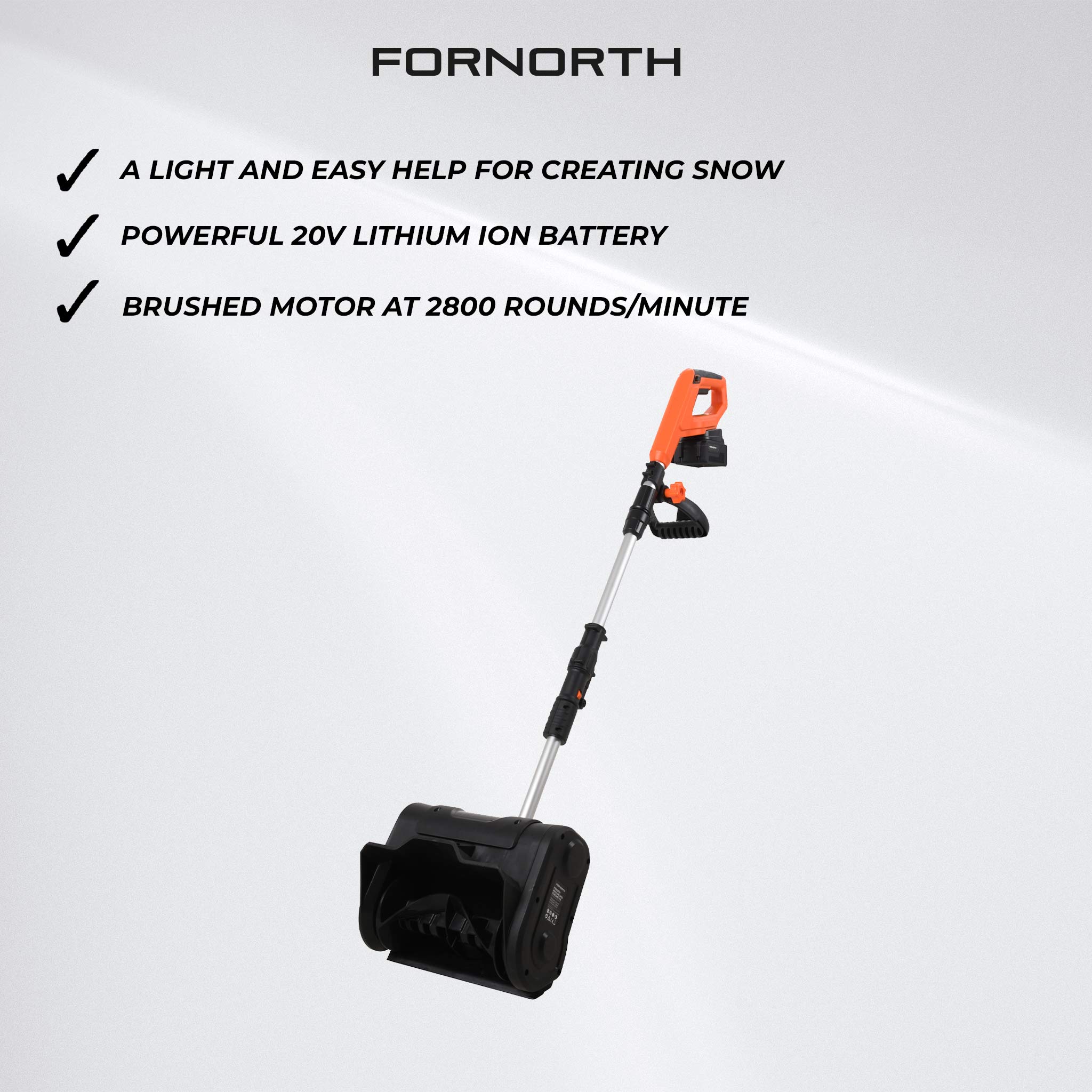 Fornorth Battery Snow Shovel Standard S10
