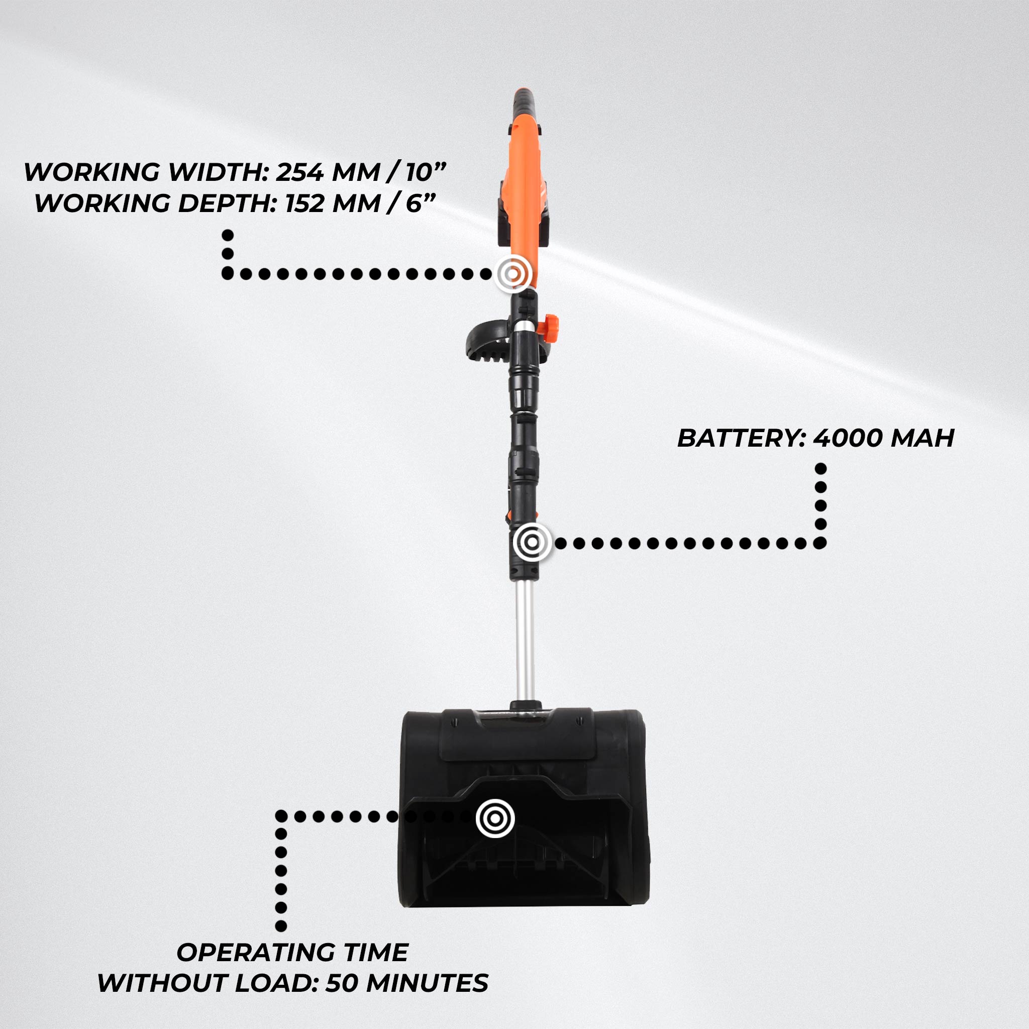 Fornorth Battery Snow Shovel Standard S10