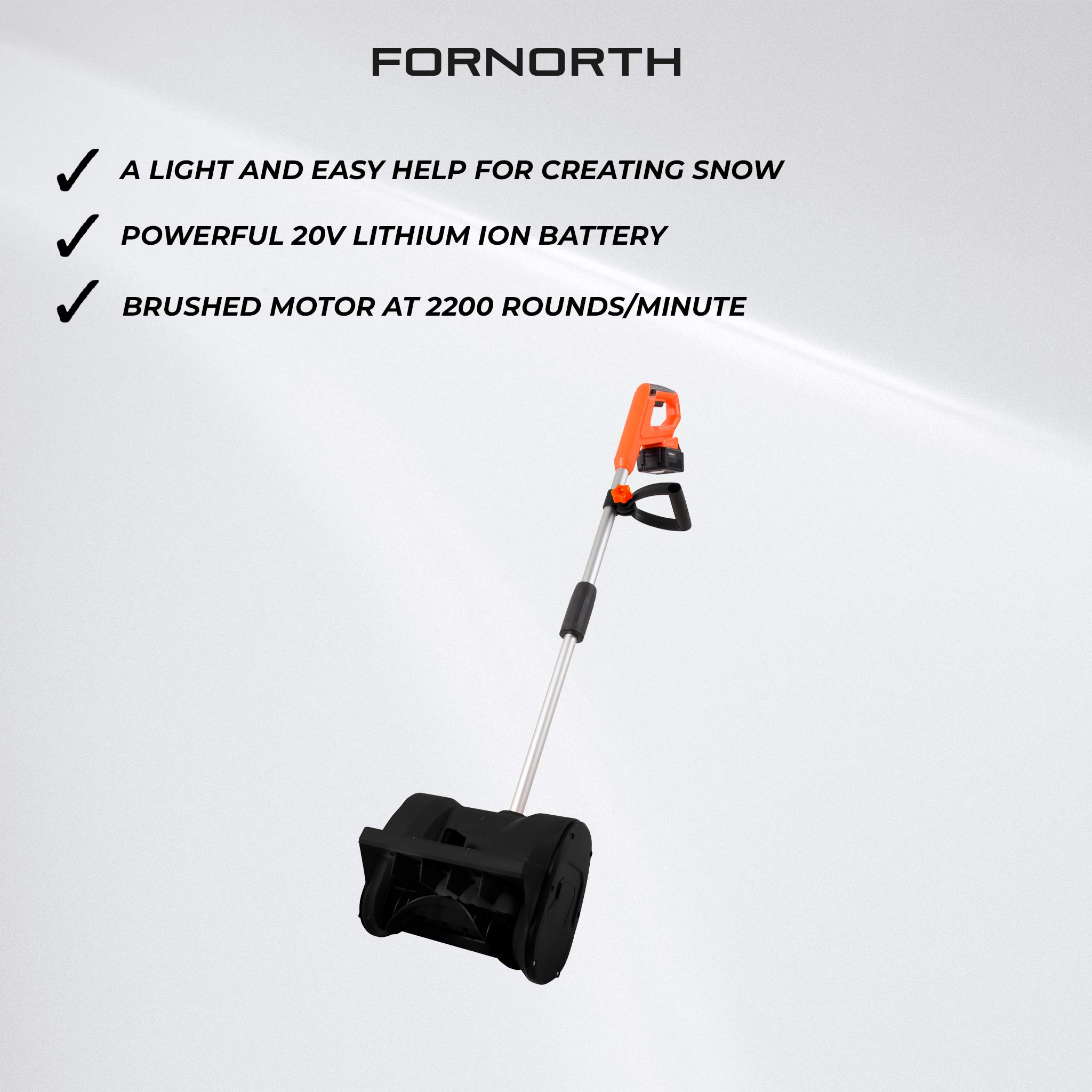 Fornorth Battery Snow Shovel Large S12