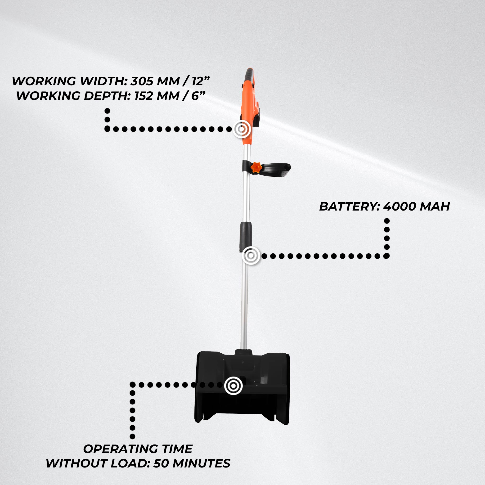 Fornorth Battery Snow Shovel Large S12