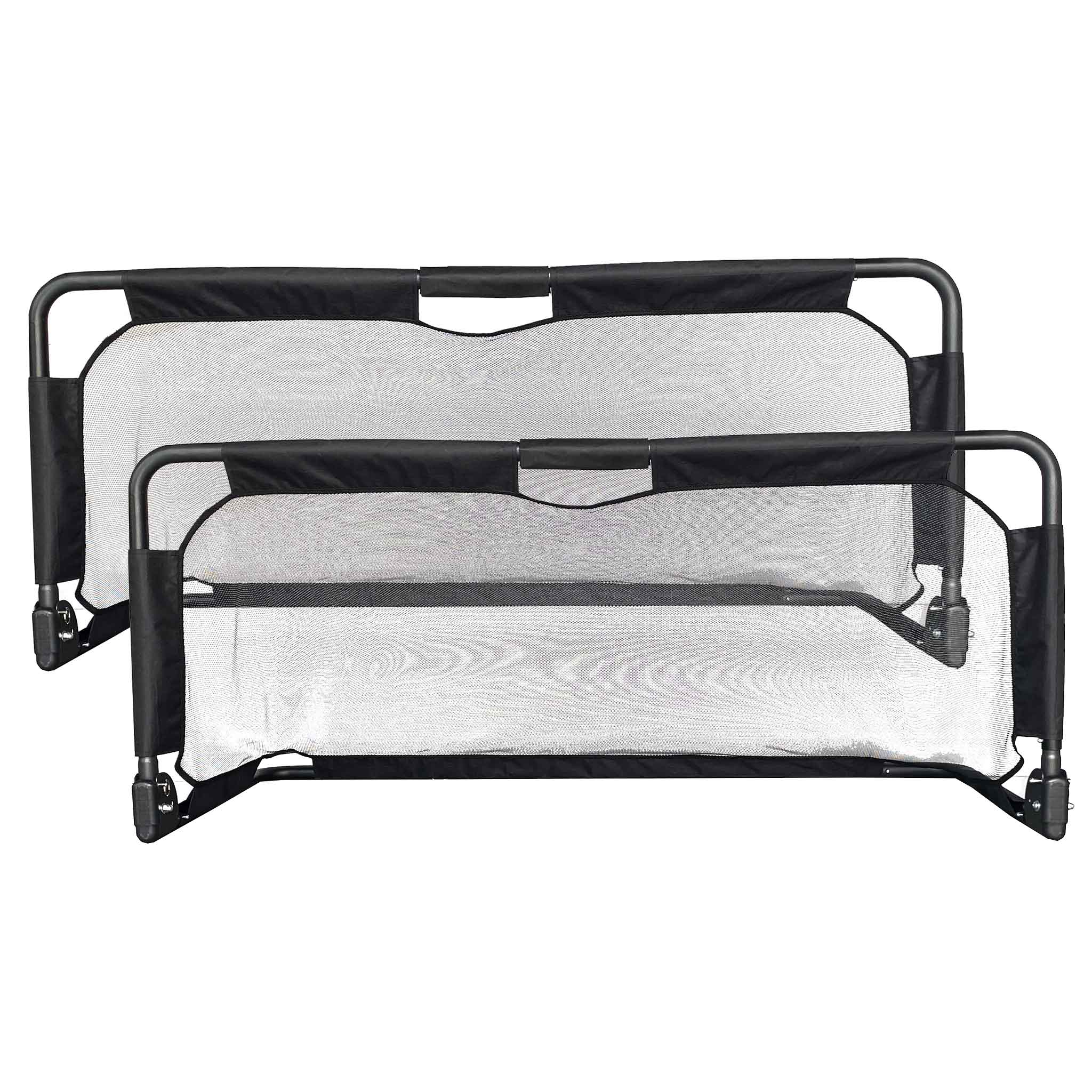 Prosport 2x Futbola Vārti 150x60x60cm Premium Melna