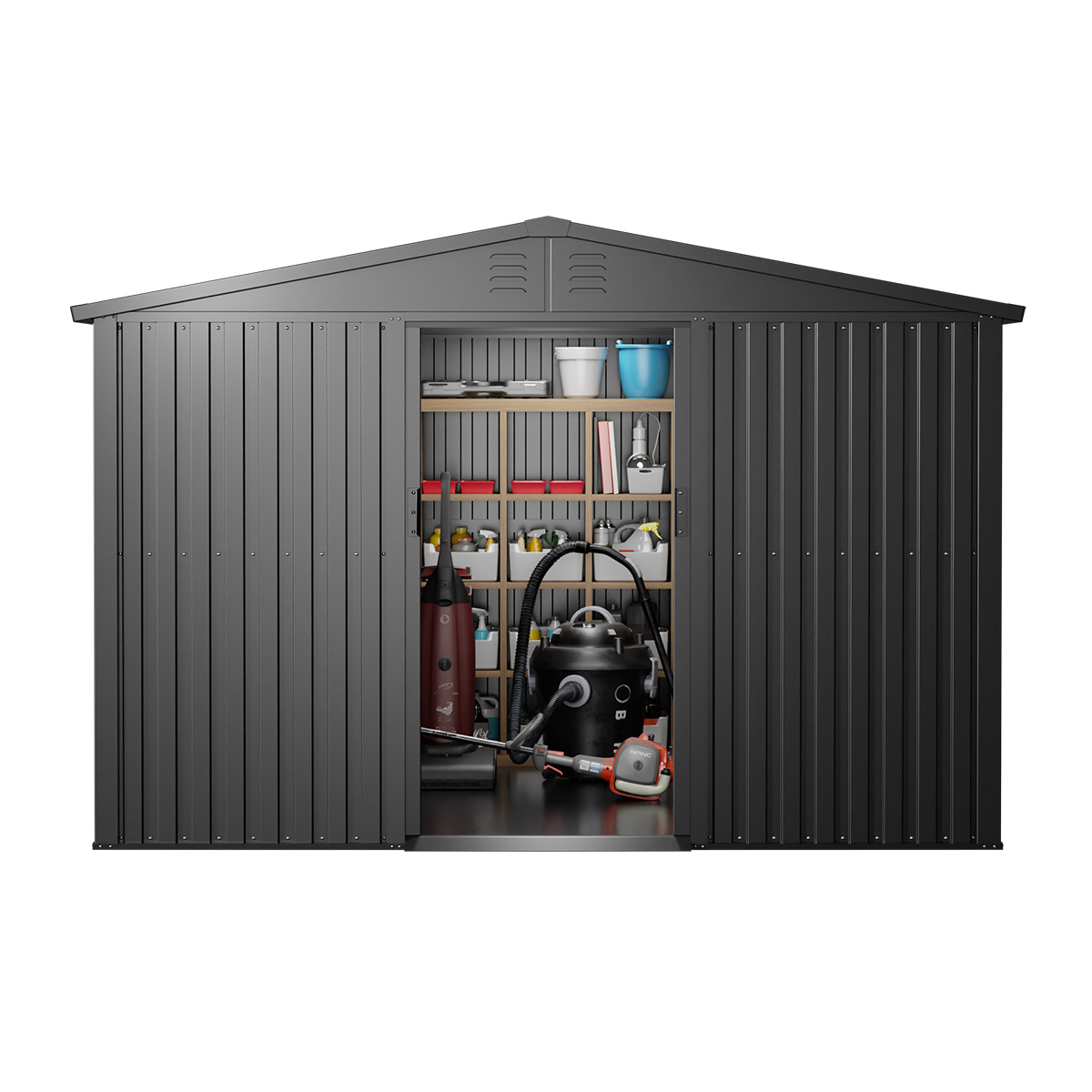 Fornorth Tuinschuur 9m2, zwart