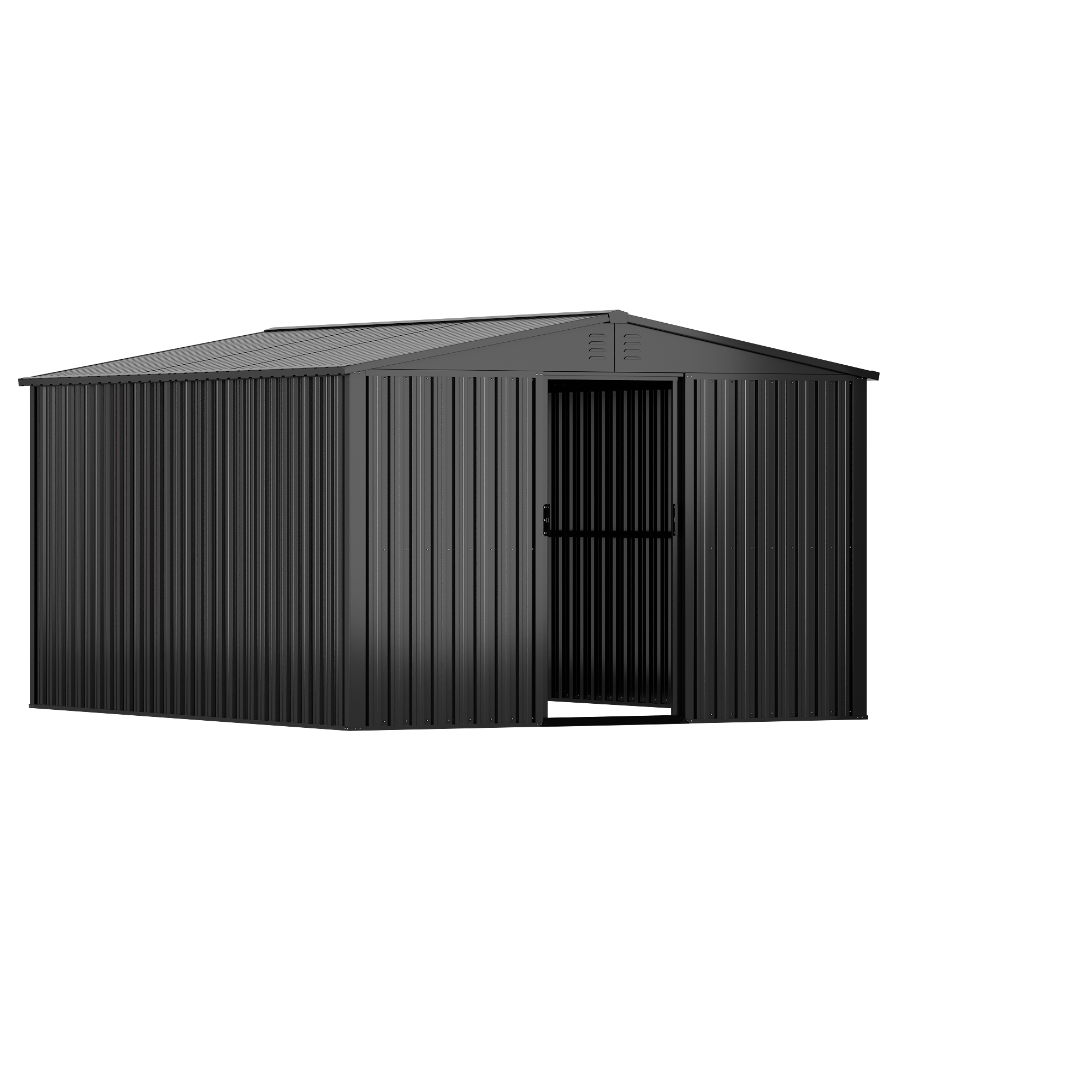 Fornorth Garden Shed 11m2, black