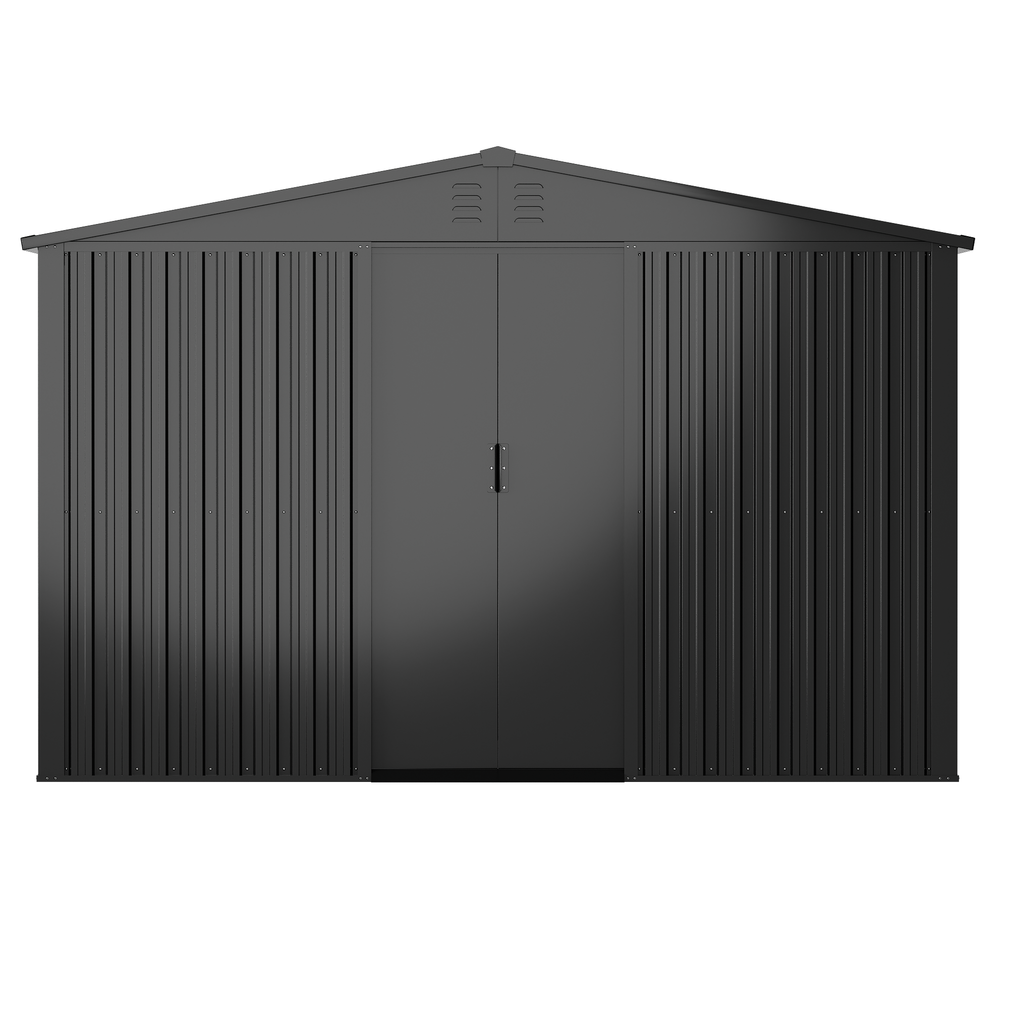 Fornorth Dārza Šķūnis 11m2, melns