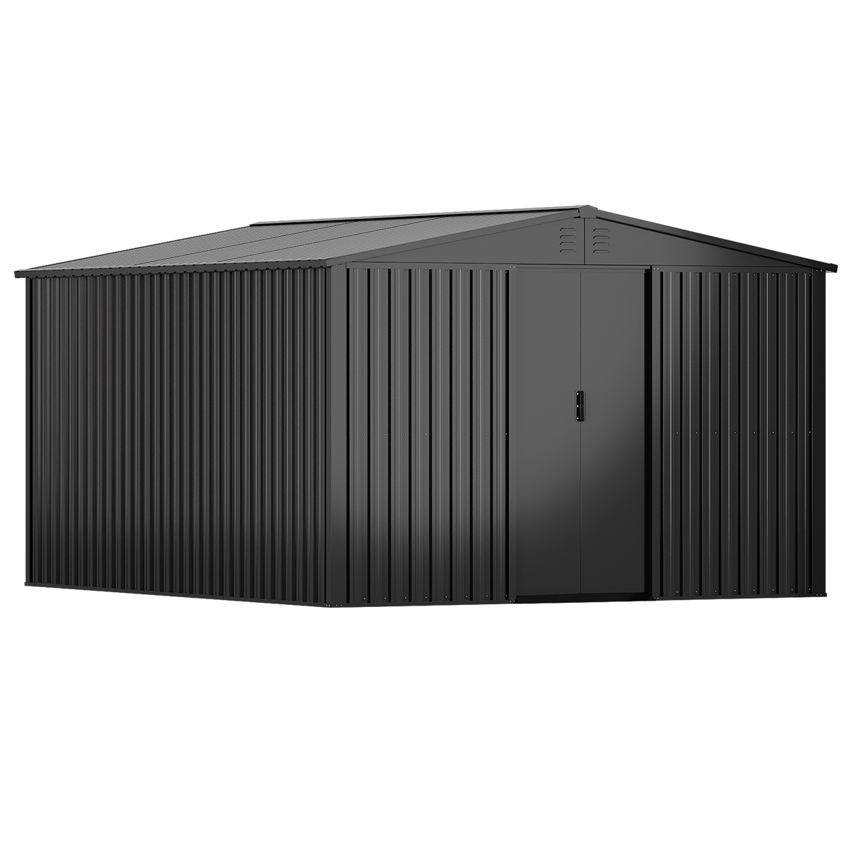 Fornorth Dārza Šķūnis 11m2, melns