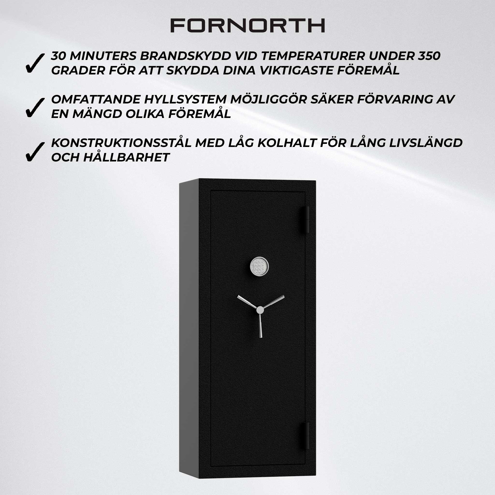 Fornorth Kassaskåp 1498X610X457mm