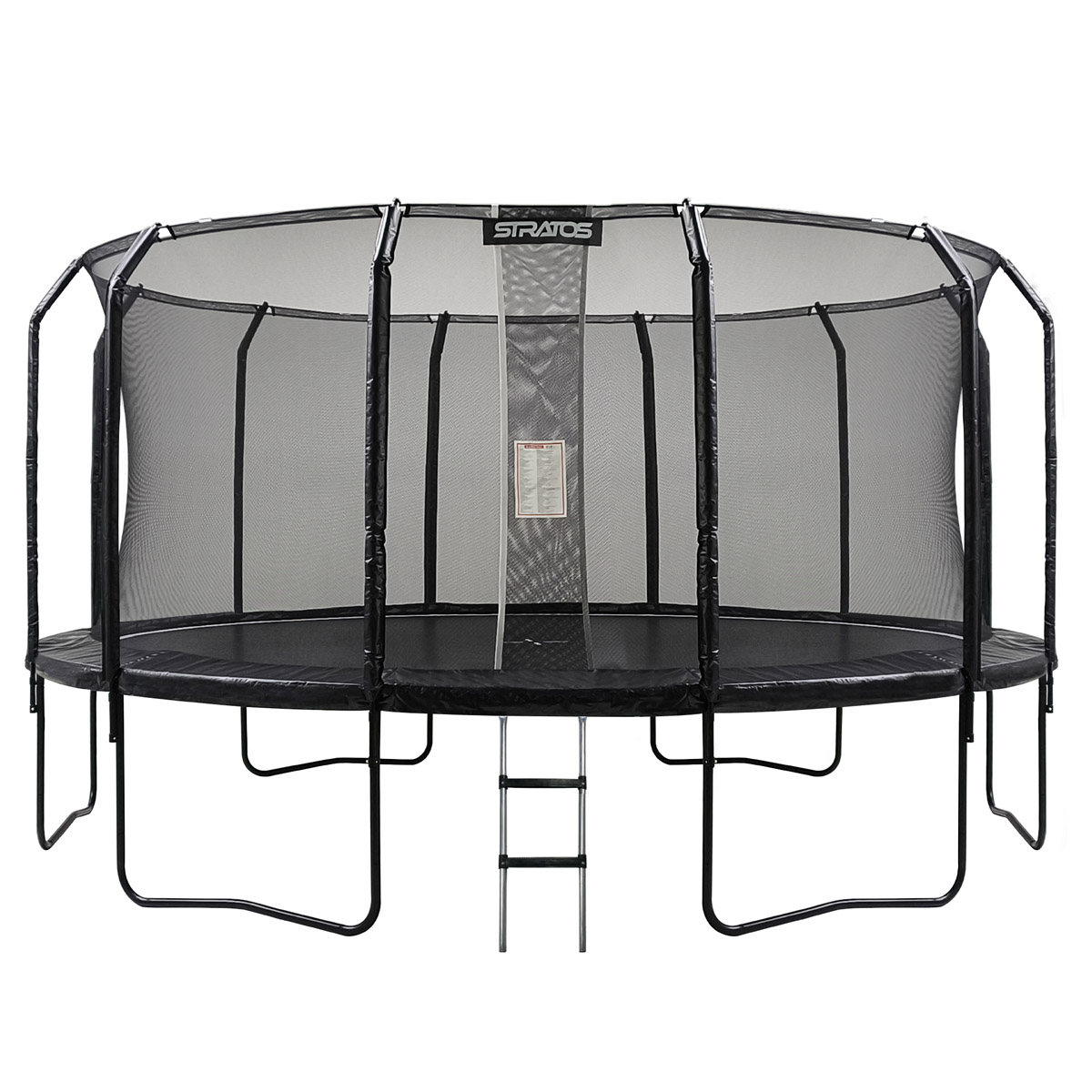 Stratos Trampoline 488cm Ligne Premium Noire