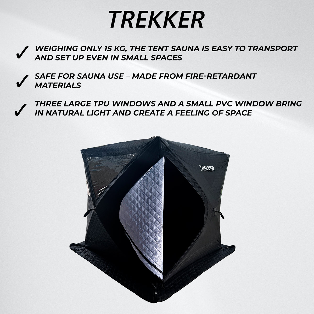 Trekker Tent Sauna Premium 180x180x210cm