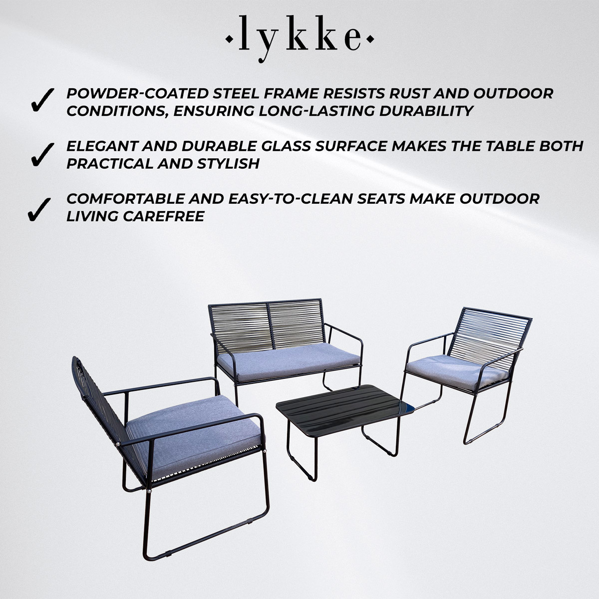 Lykke Outdoor Sofa Group Skagen