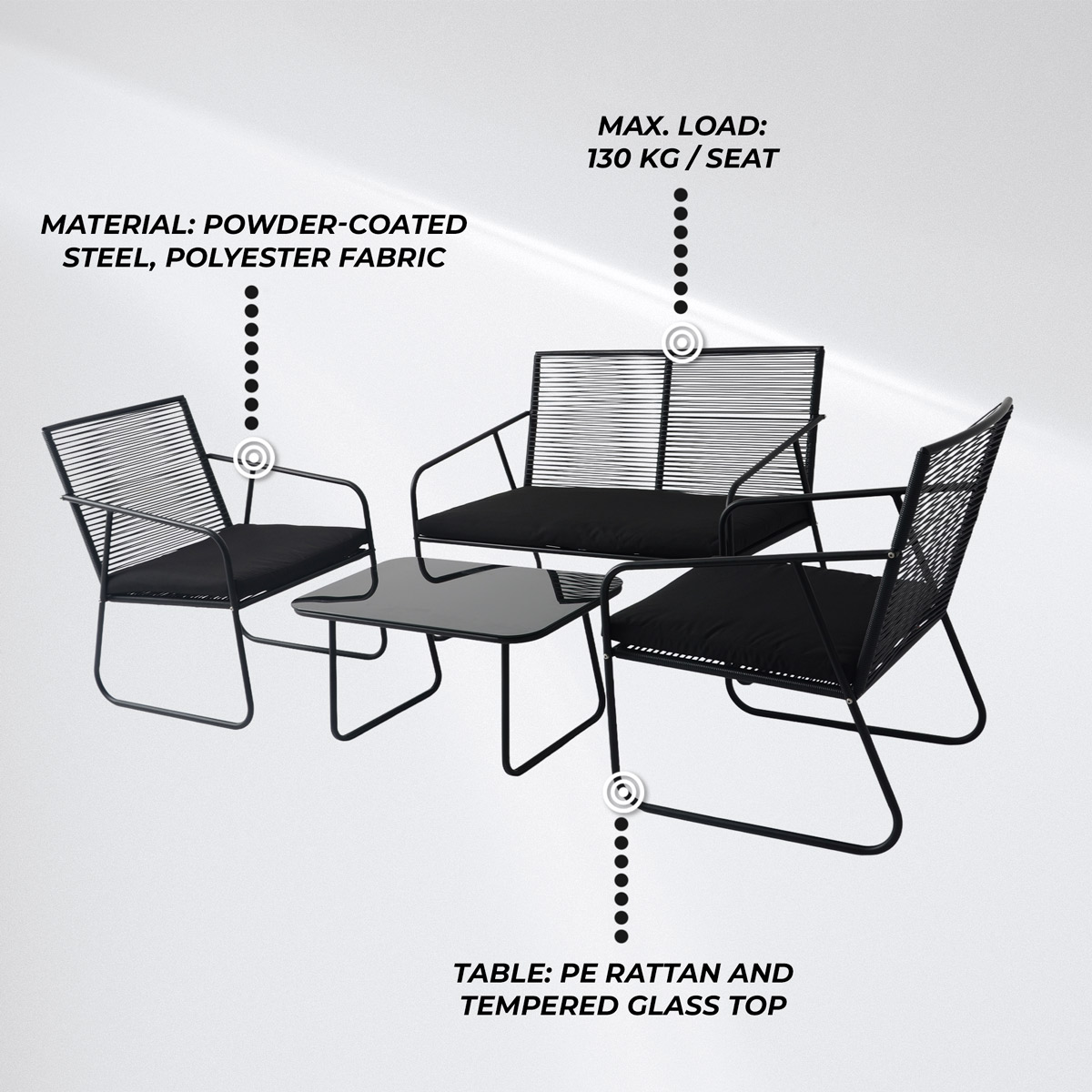 Lykke Outdoor Sofa Group Skagen