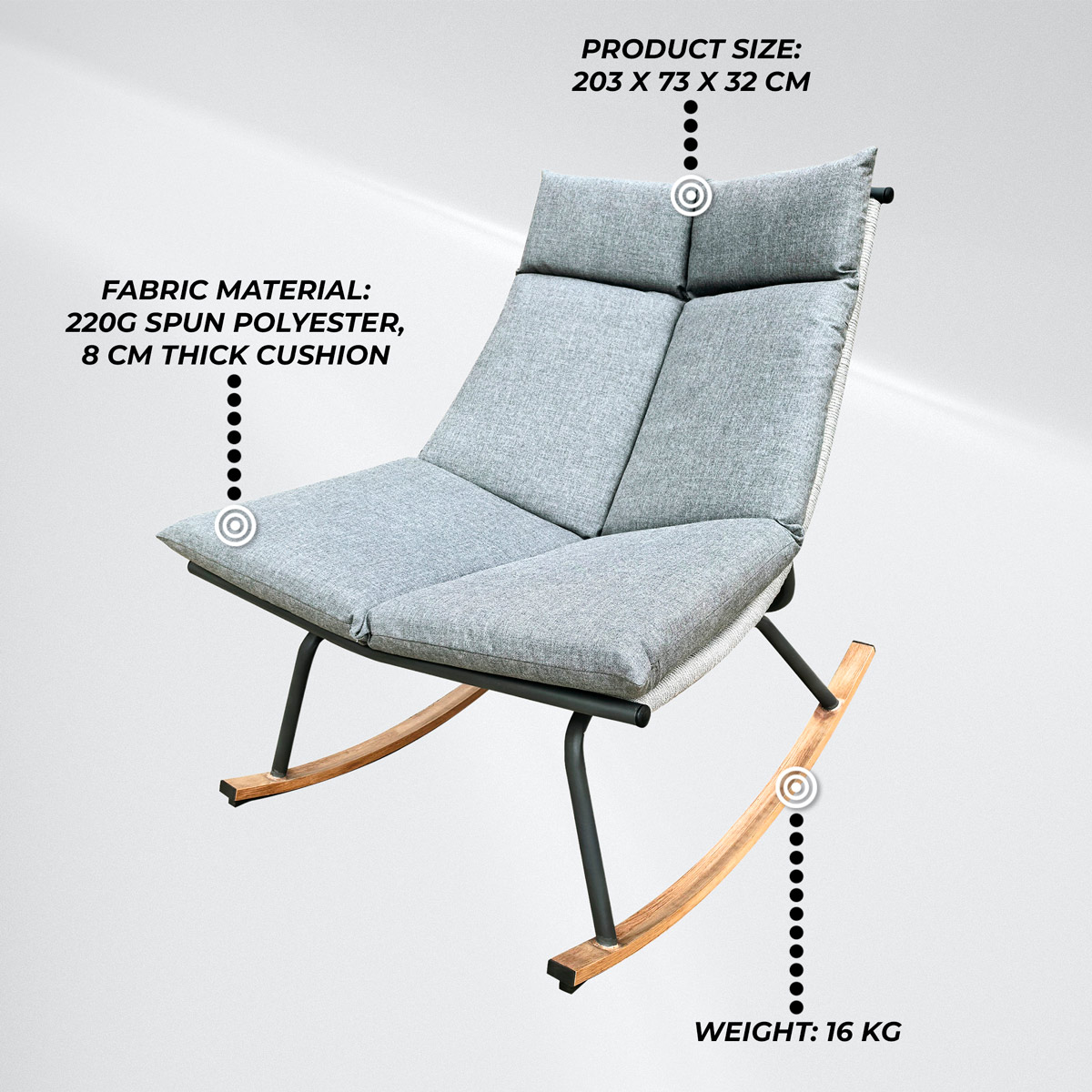 Lykke Rocking Chair Björk