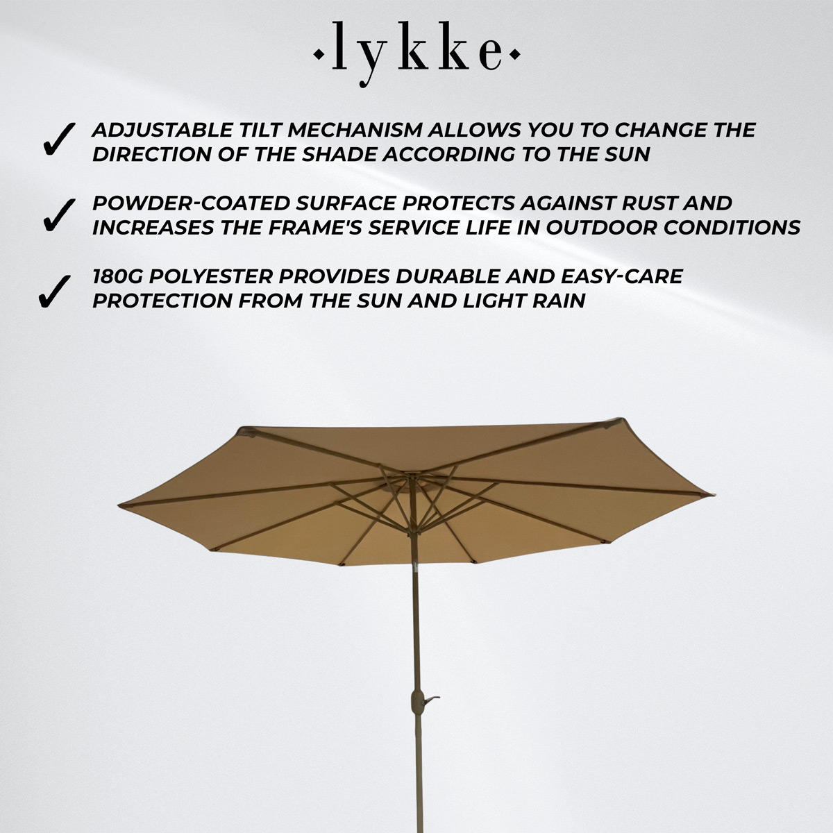 Lykke Parasol Saga, beige