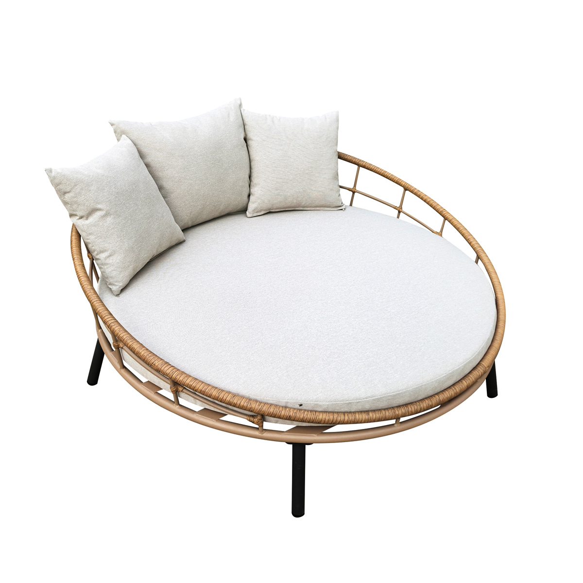 Lykke Lounger Deluxe Dārza Atpūtas Gulta