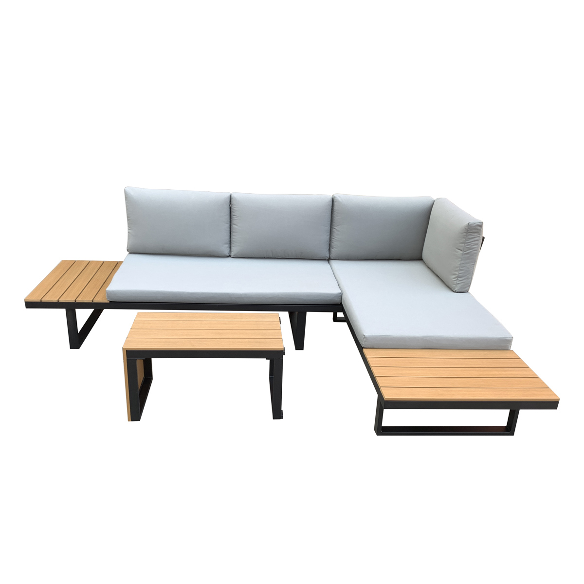 Lykke Patio conversation set Sundsvall, black
