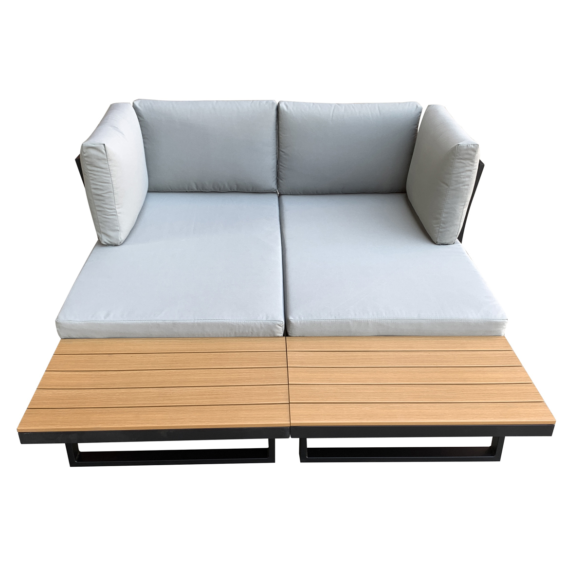 Lykke Patio conversation set Sundsvall, black