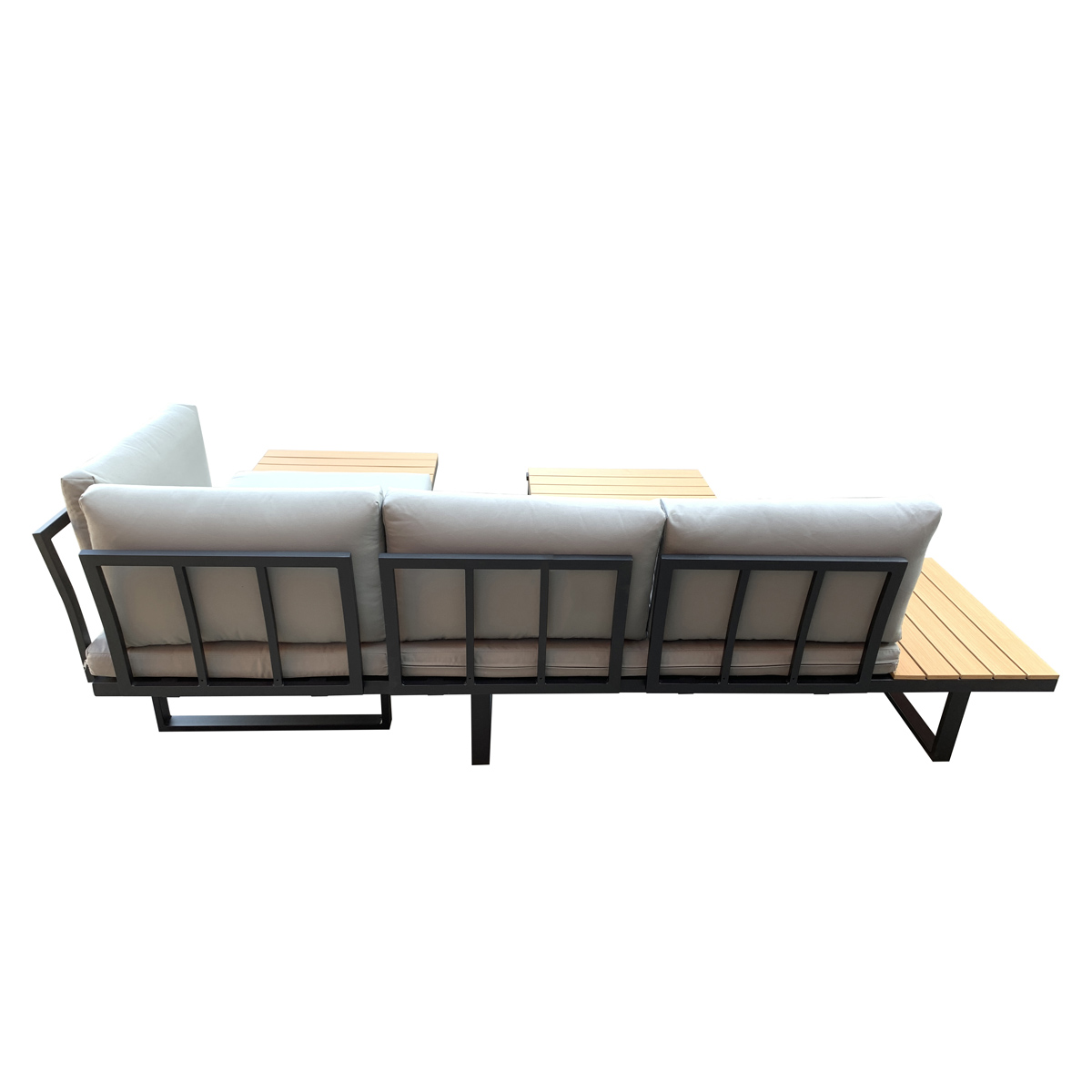 Lykke Patio conversation set Sundsvall, black