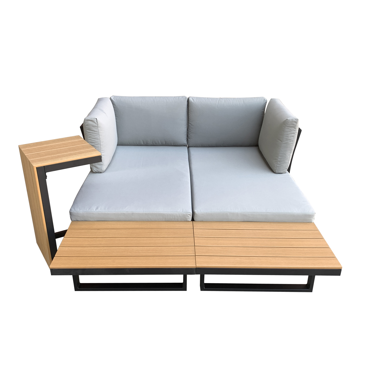 Lykke Patio conversation set Sundsvall, black