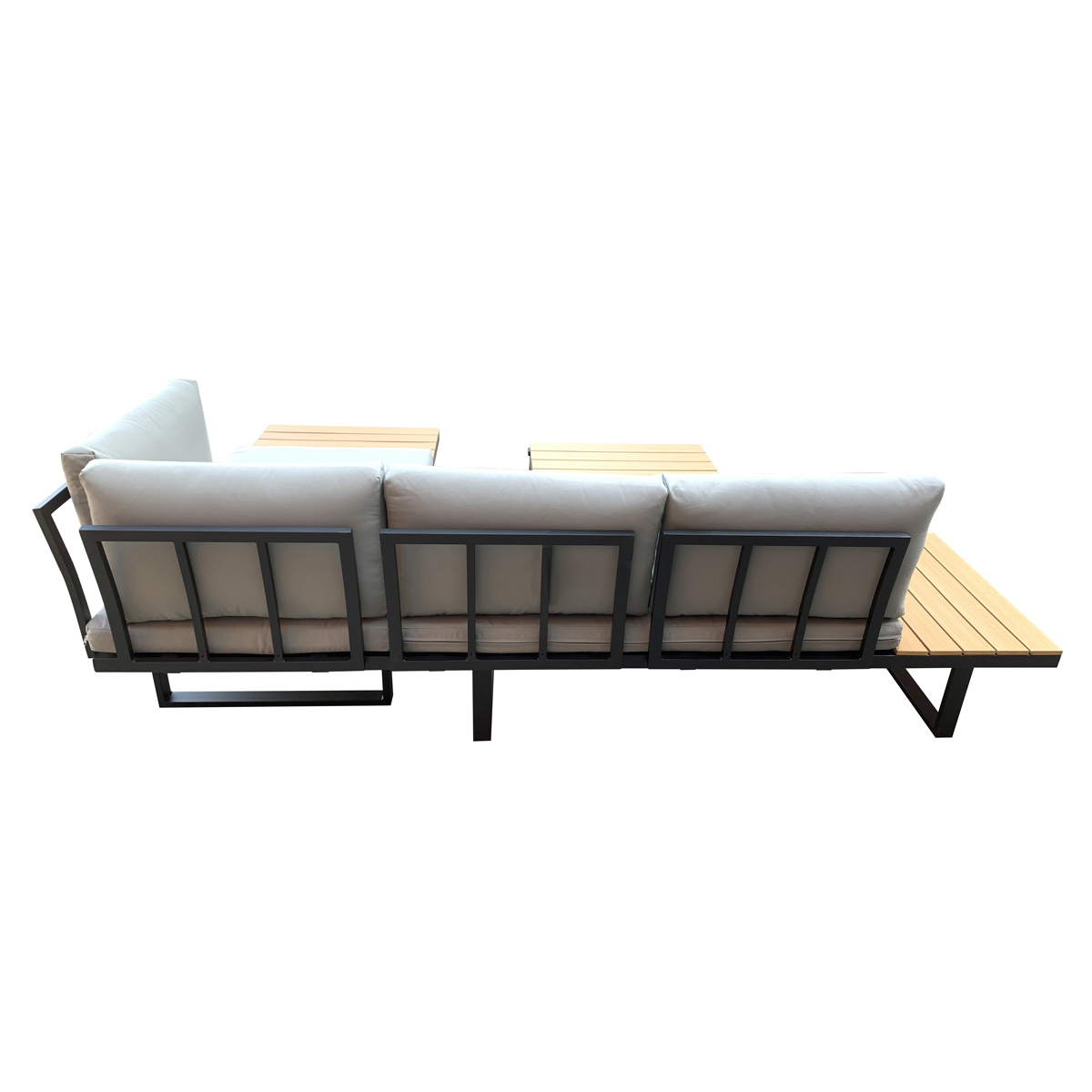 Lykke Patio conversation set Sundsvall, black