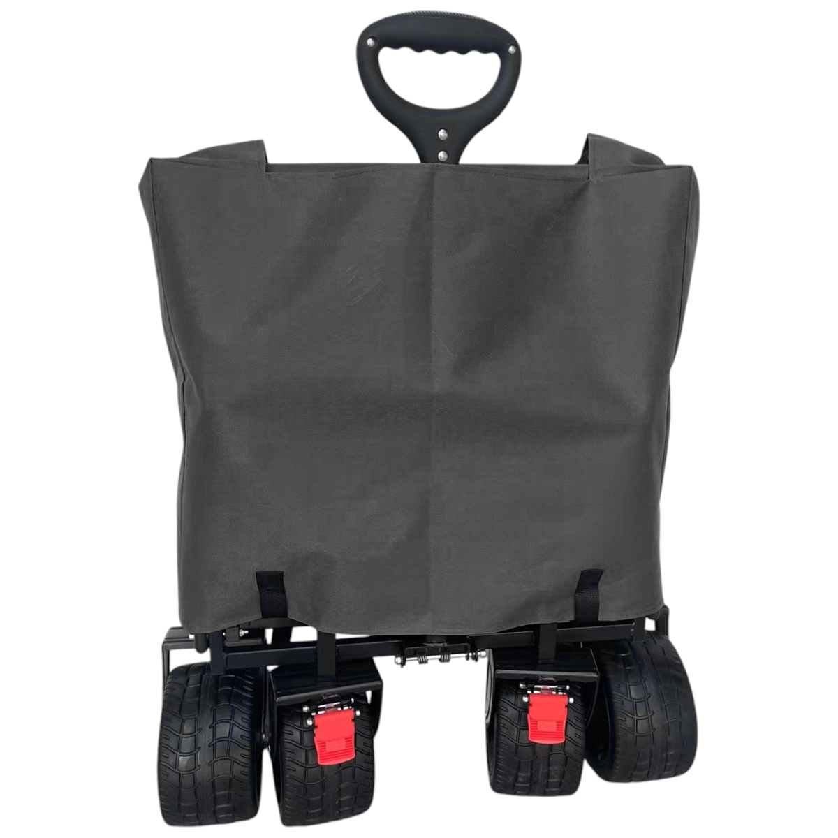 Fornorth Wózek Ogrodowy 115x61x105cm 100kg, czarny