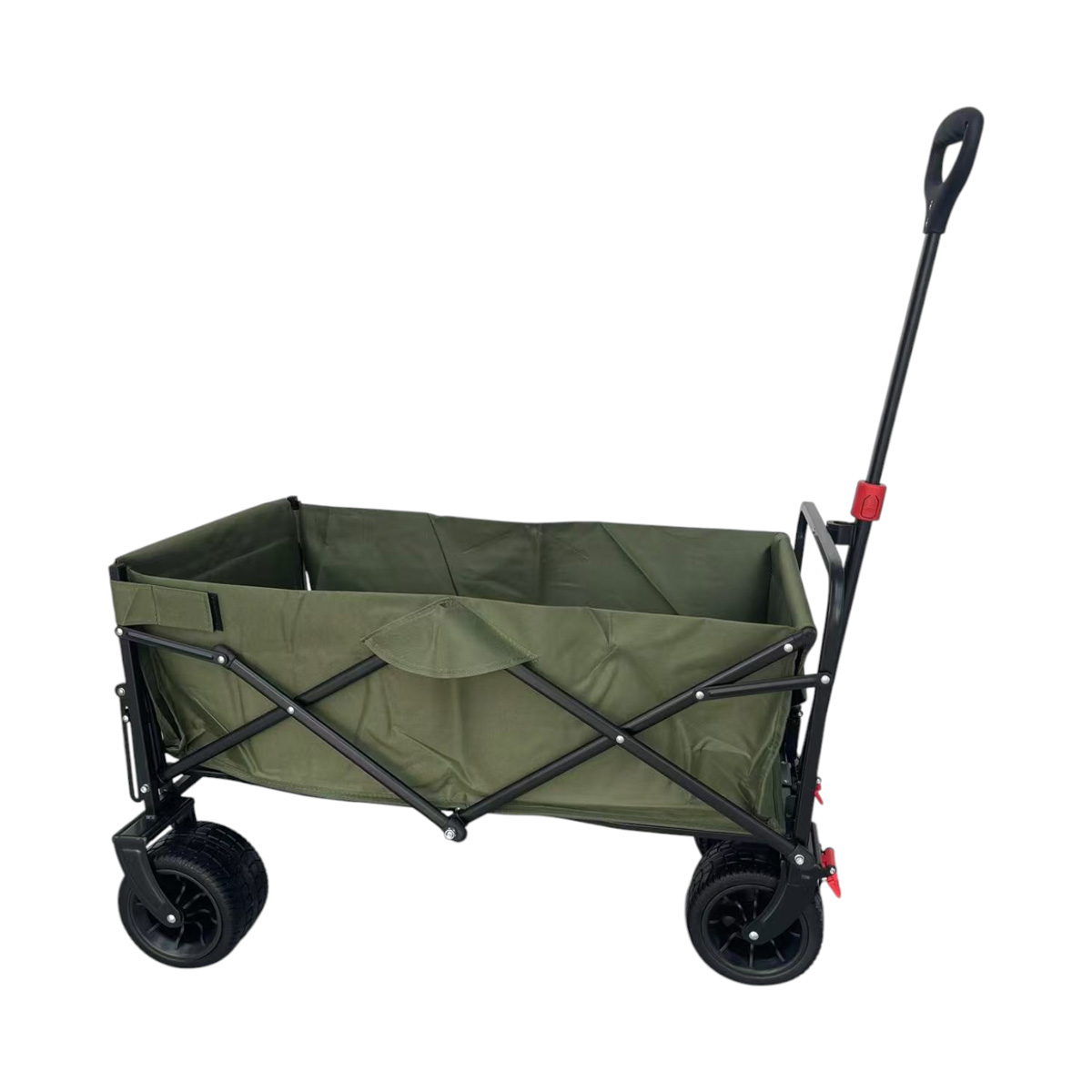 Fornorth Chariot de Jardin 115x61x105cm 100kg, olive