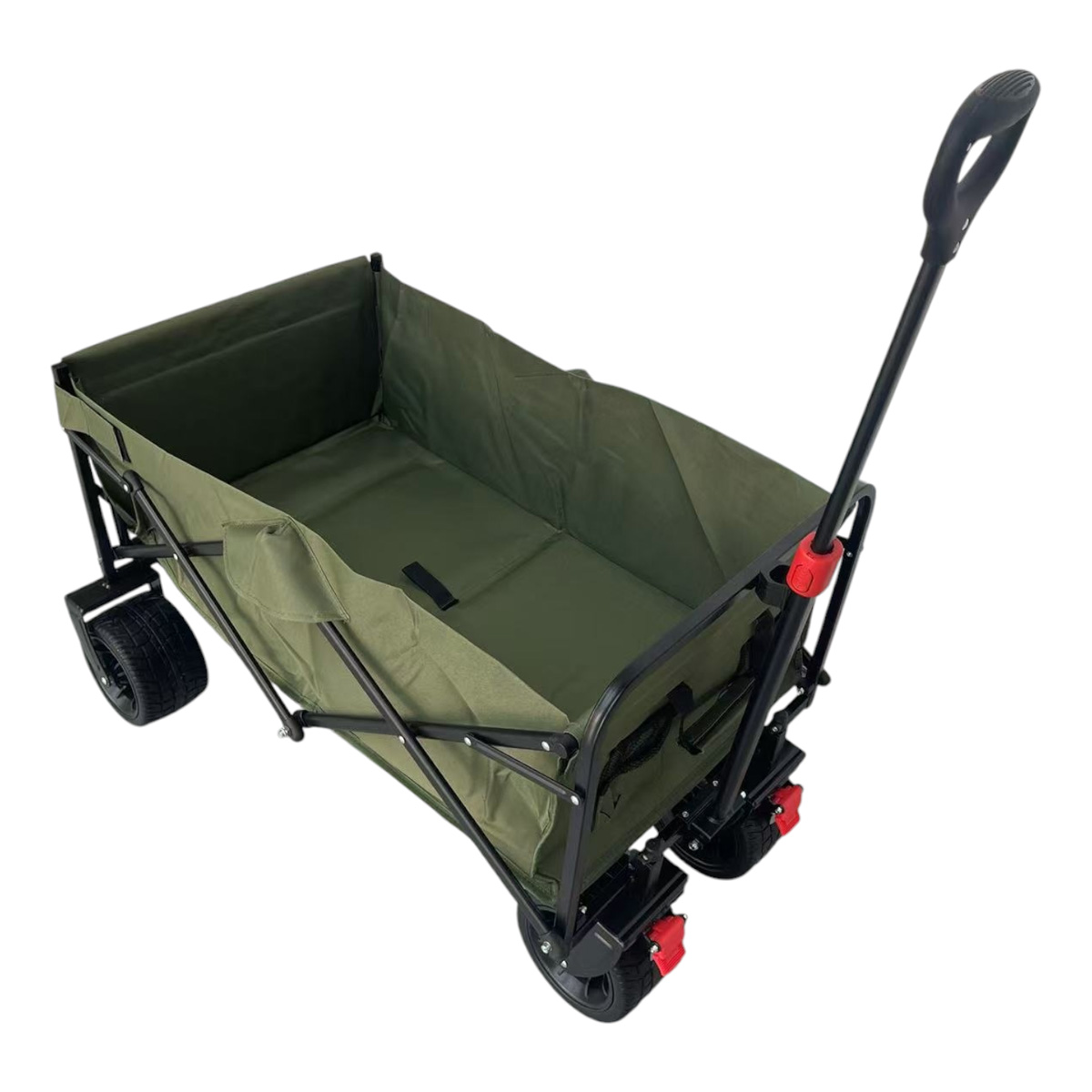 Fornorth Chariot de Jardin 115x61x105cm 100kg, olive
